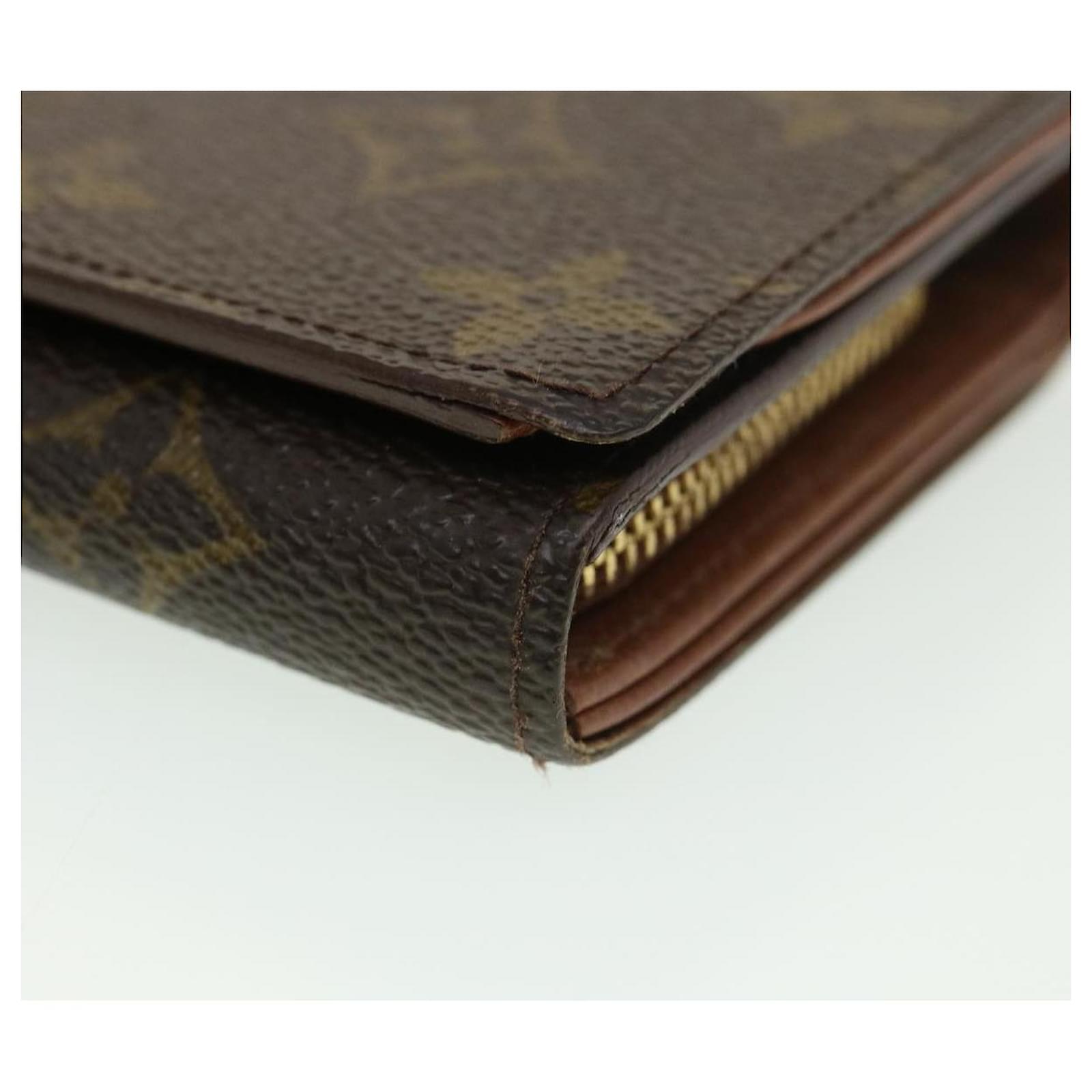 LOUIS VUITTON Monogram Porte Monnaie Billets Tresor Wallet M61730 LV Auth  am4096 Cloth ref.874180 - Joli Closet