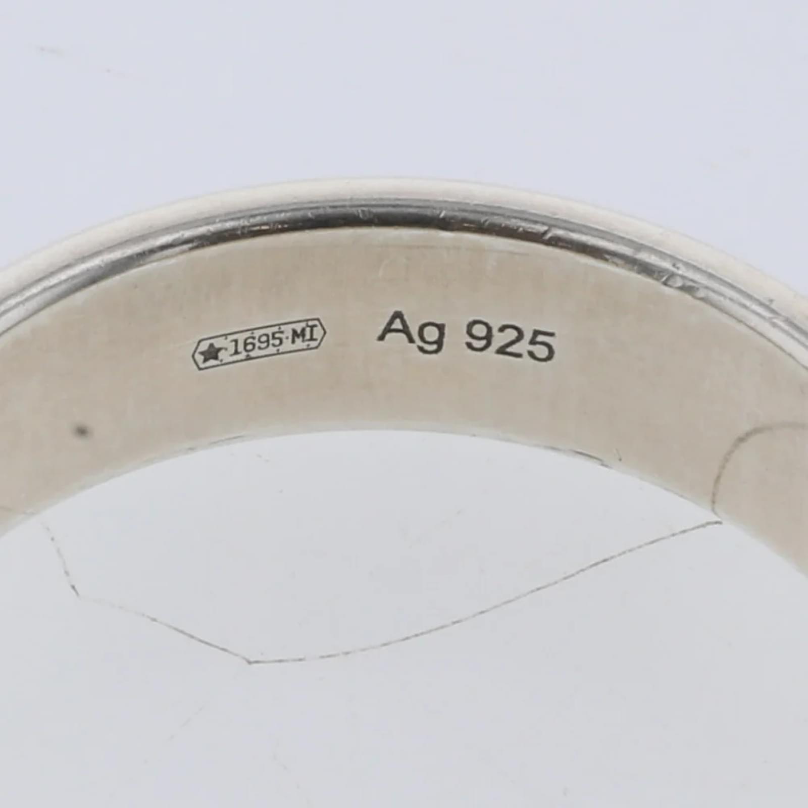 Gucci Maison de l'Amour Ring Silvery Silver Metal ref.874200