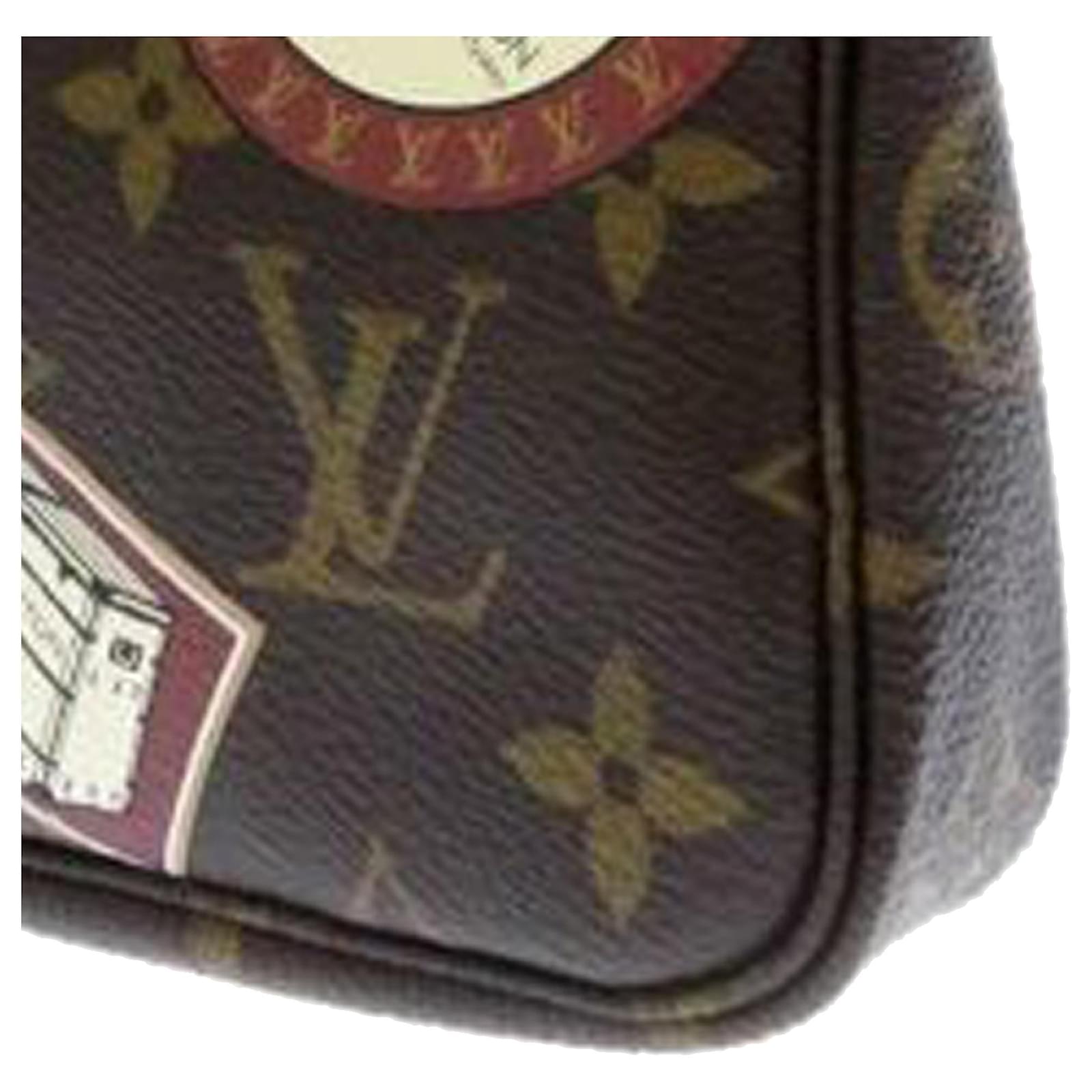 Louis Vuitton Monogram Canvas Mini Pochette Accessoires' In Brown, ModeSens