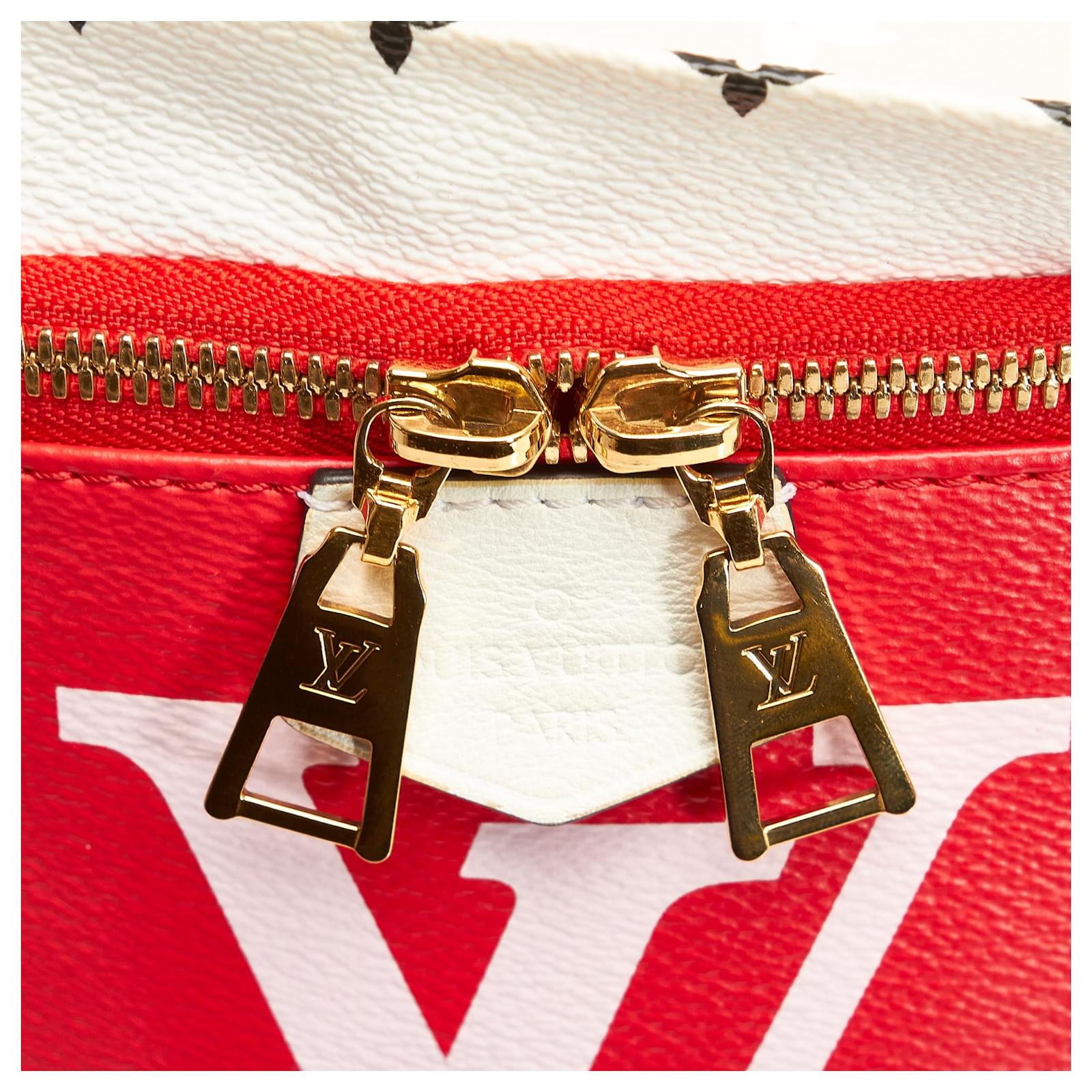 Louis Vuitton Red Monogram Giant Bumbag Cloth ref.875056 - Joli Closet