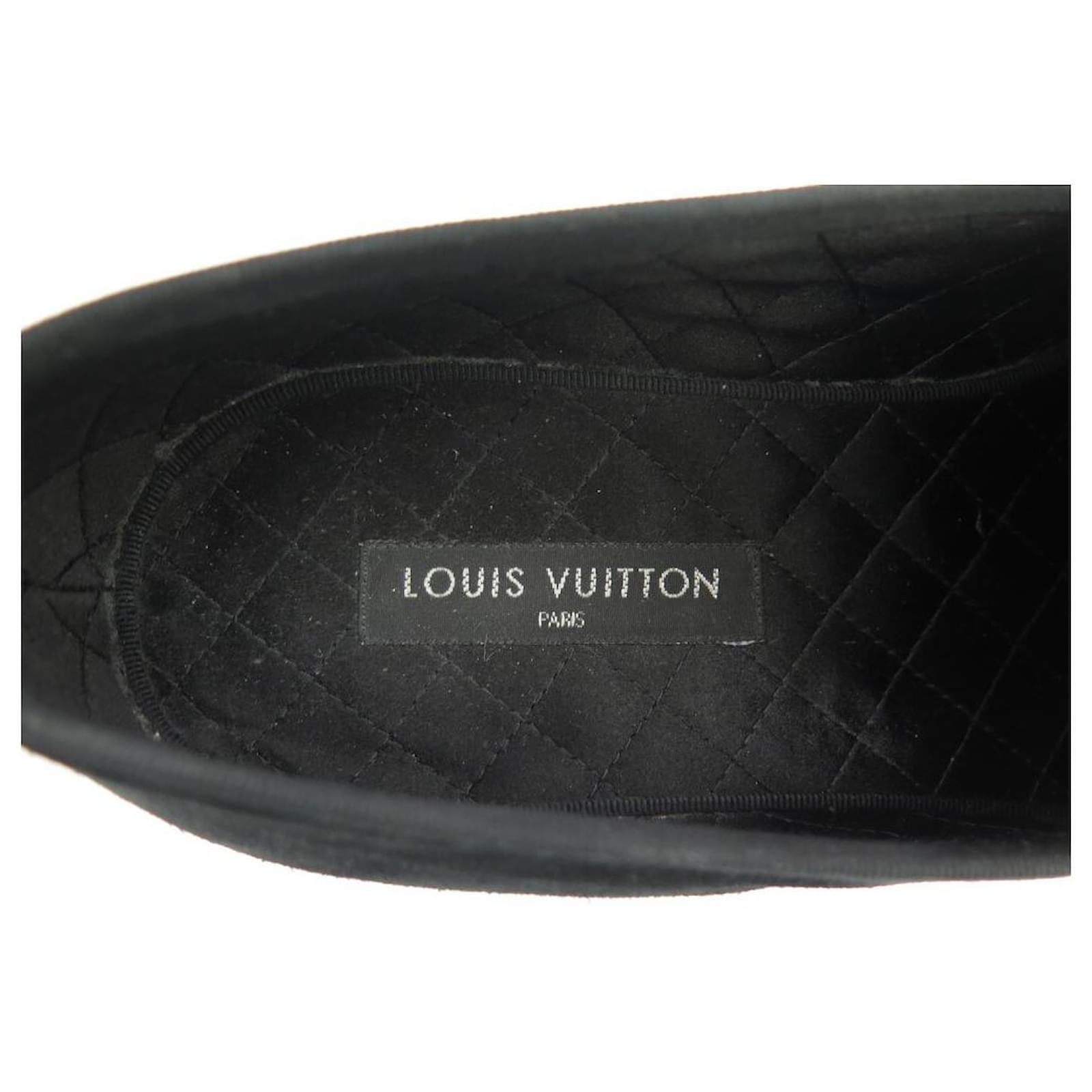 LOUIS VUITTON SLIPPERS SHOES HAND PEACE LOGO EMBROIDERY 43
