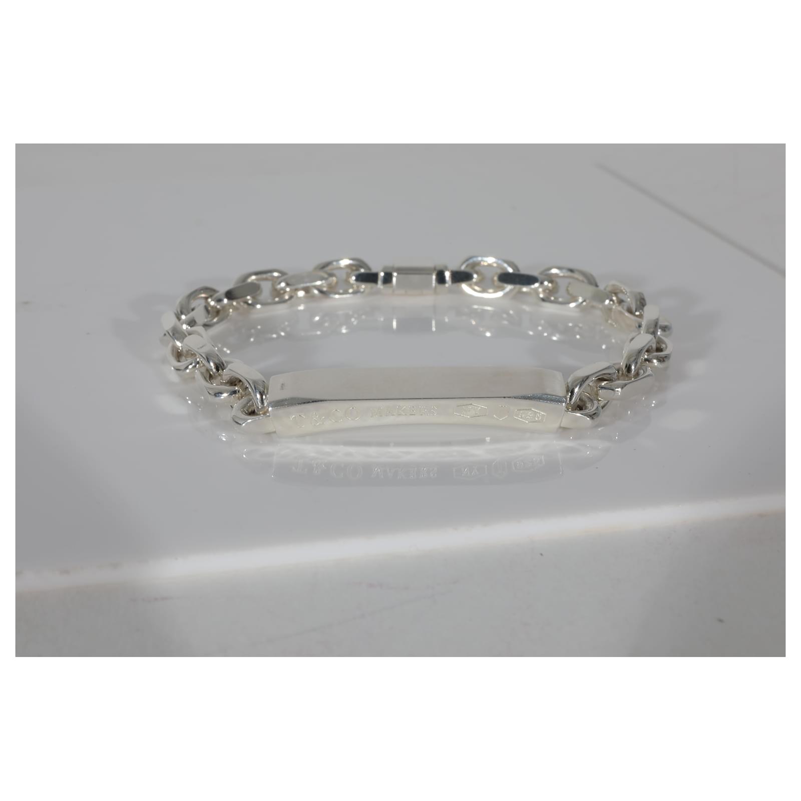 TIFFANY 1837 Makers ID Chain Bracelet in Sterling SIlver