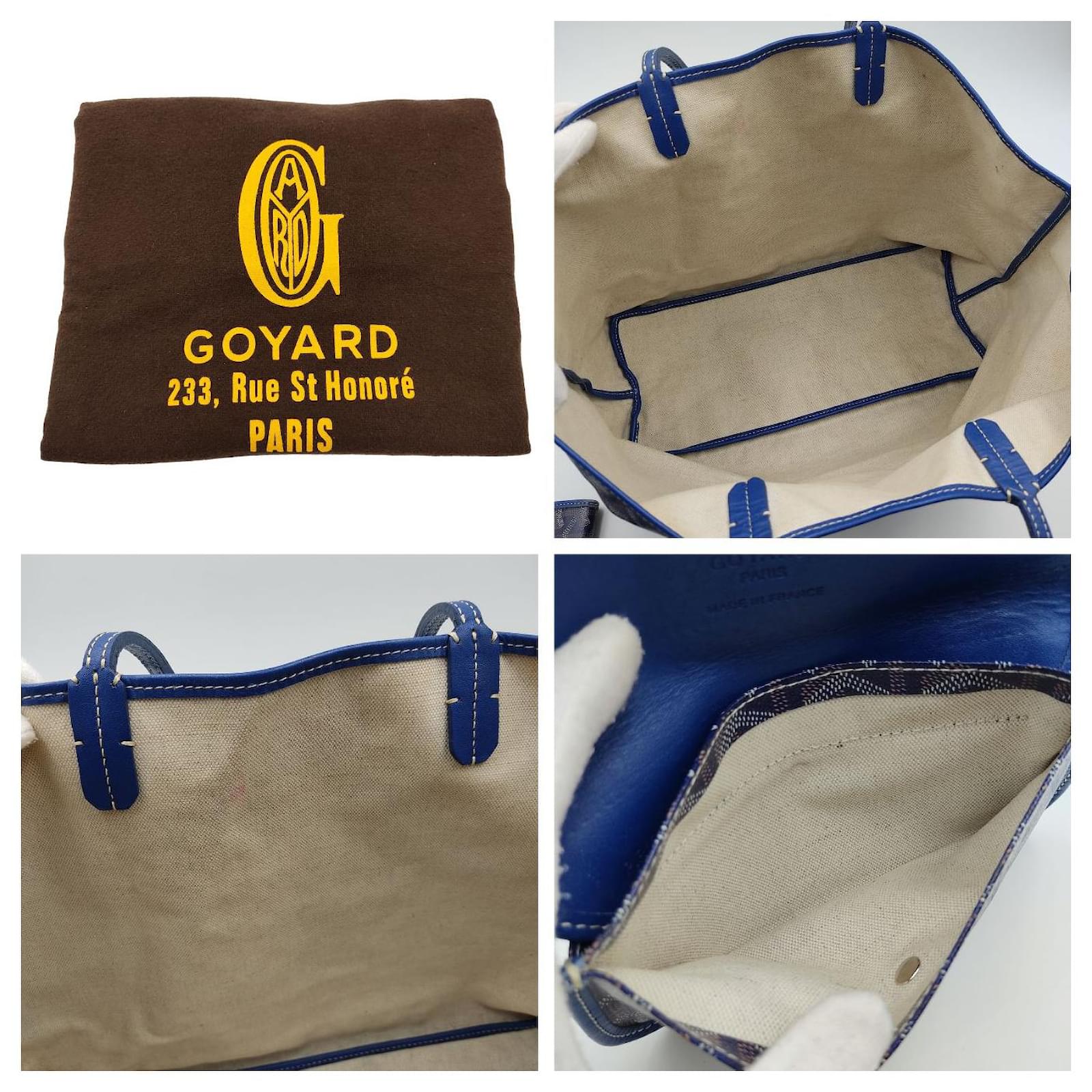 Cloth handbag Goyard Blue in Cloth - 31534423
