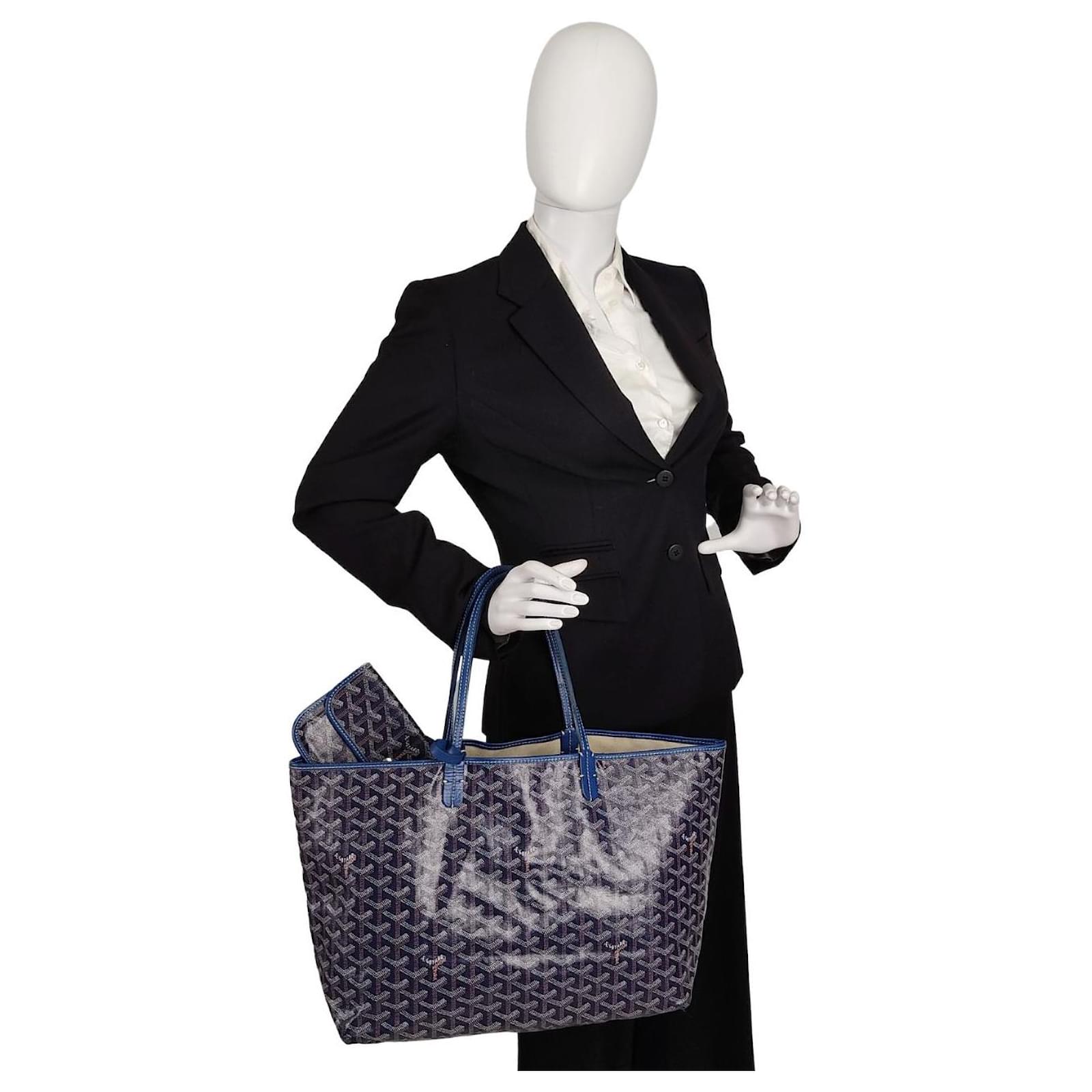 Saint-louis cloth handbag Goyard Blue in Cloth - 30375017
