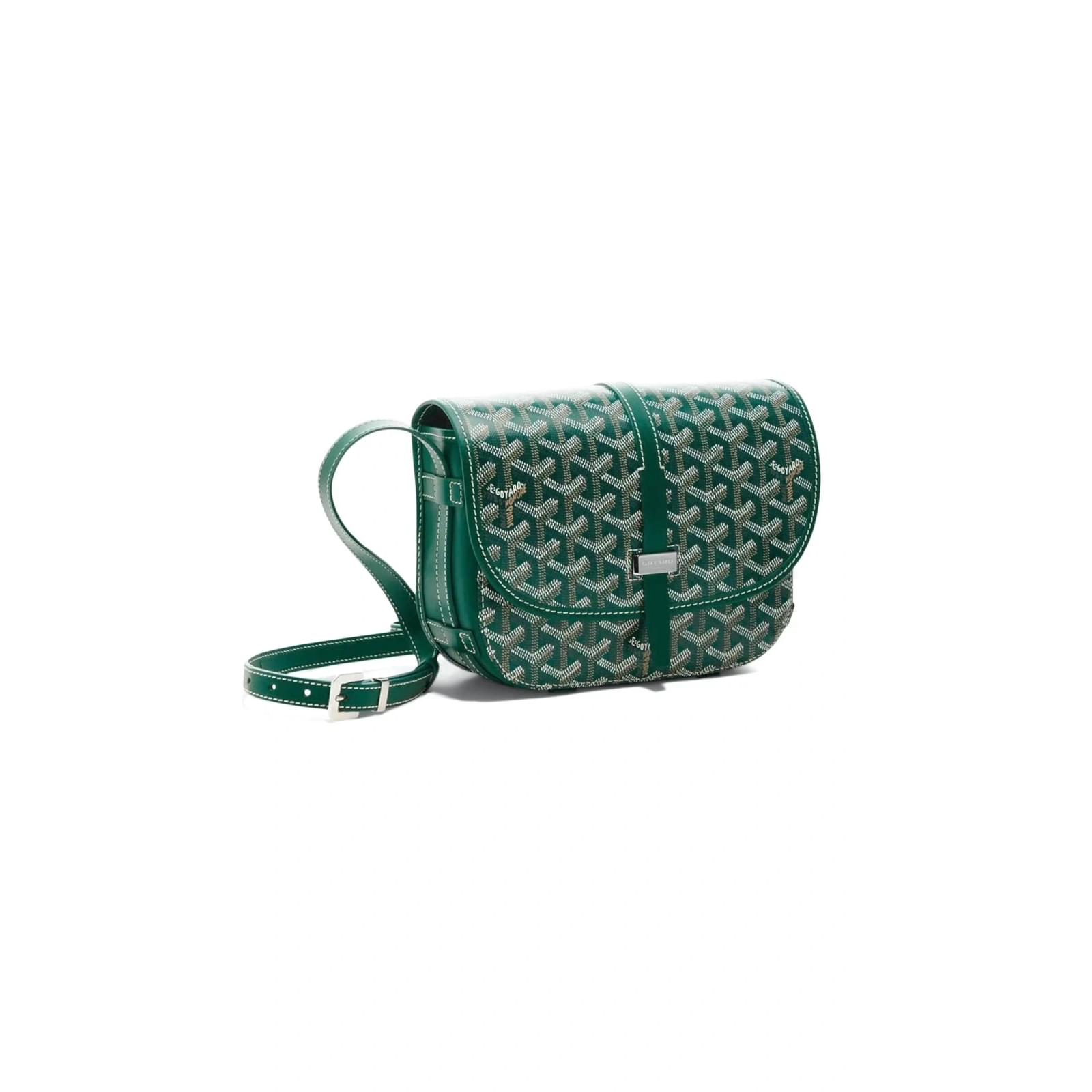 Goyard Sacoches Cuir Vert ref.876368 - Joli Closet
