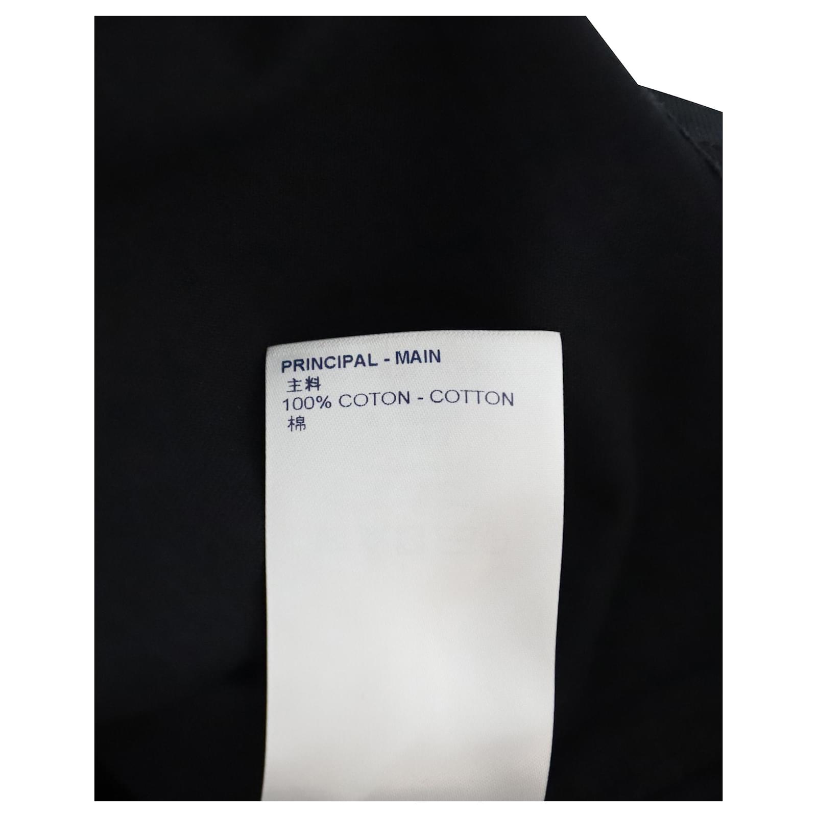 Louis Vuitton LV Embossed T-shirt in Black Cotton ref.876572 - Joli Closet