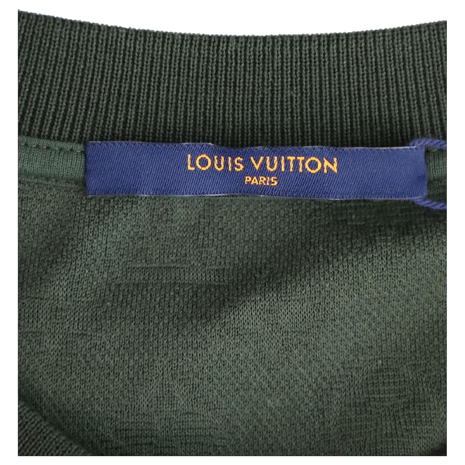 Louis Vuitton LVSE Signature 3D Pocket Monogram T-shirt in Green