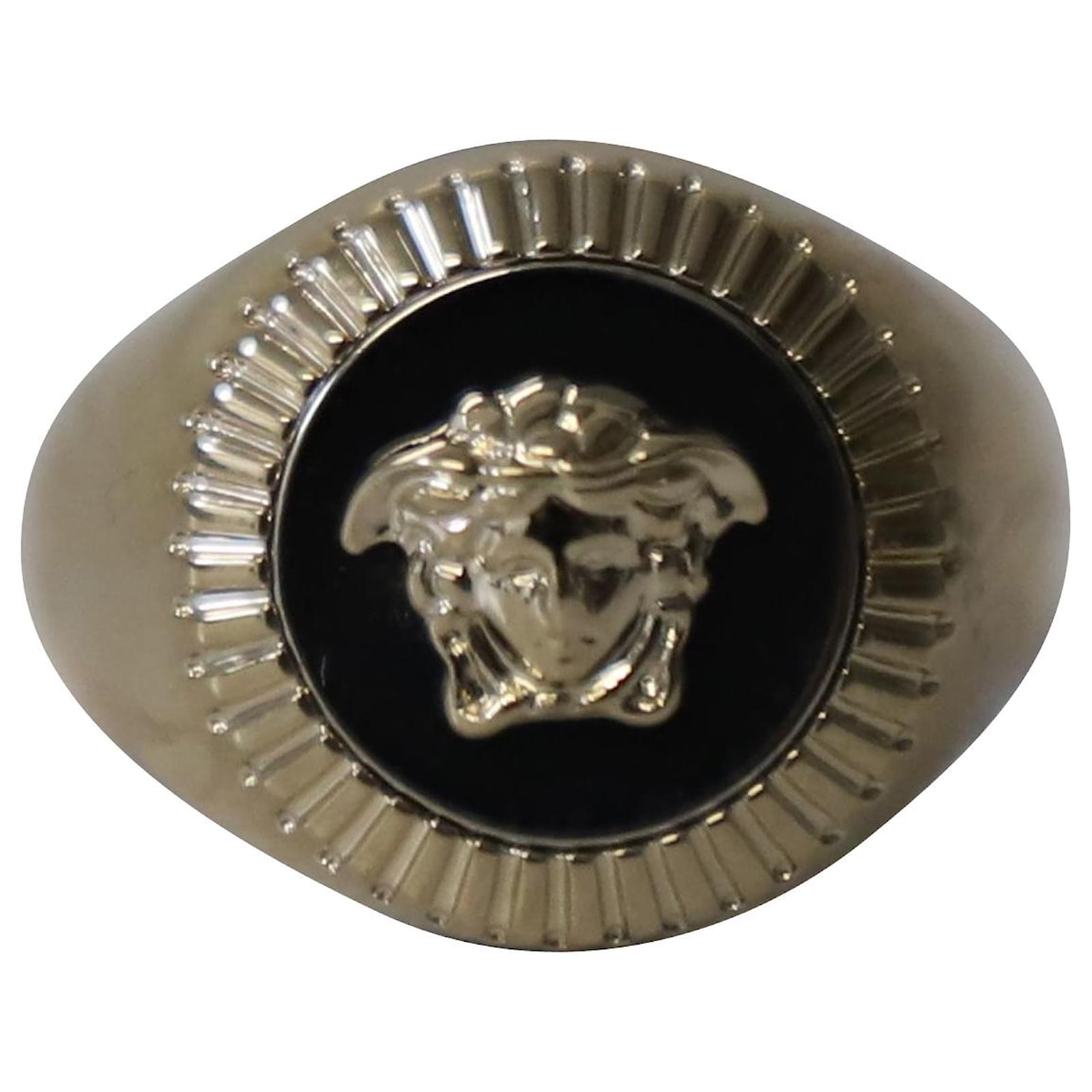 Versace Guilloche Medusa Ring Versace Medusa Versace Pool Ring
