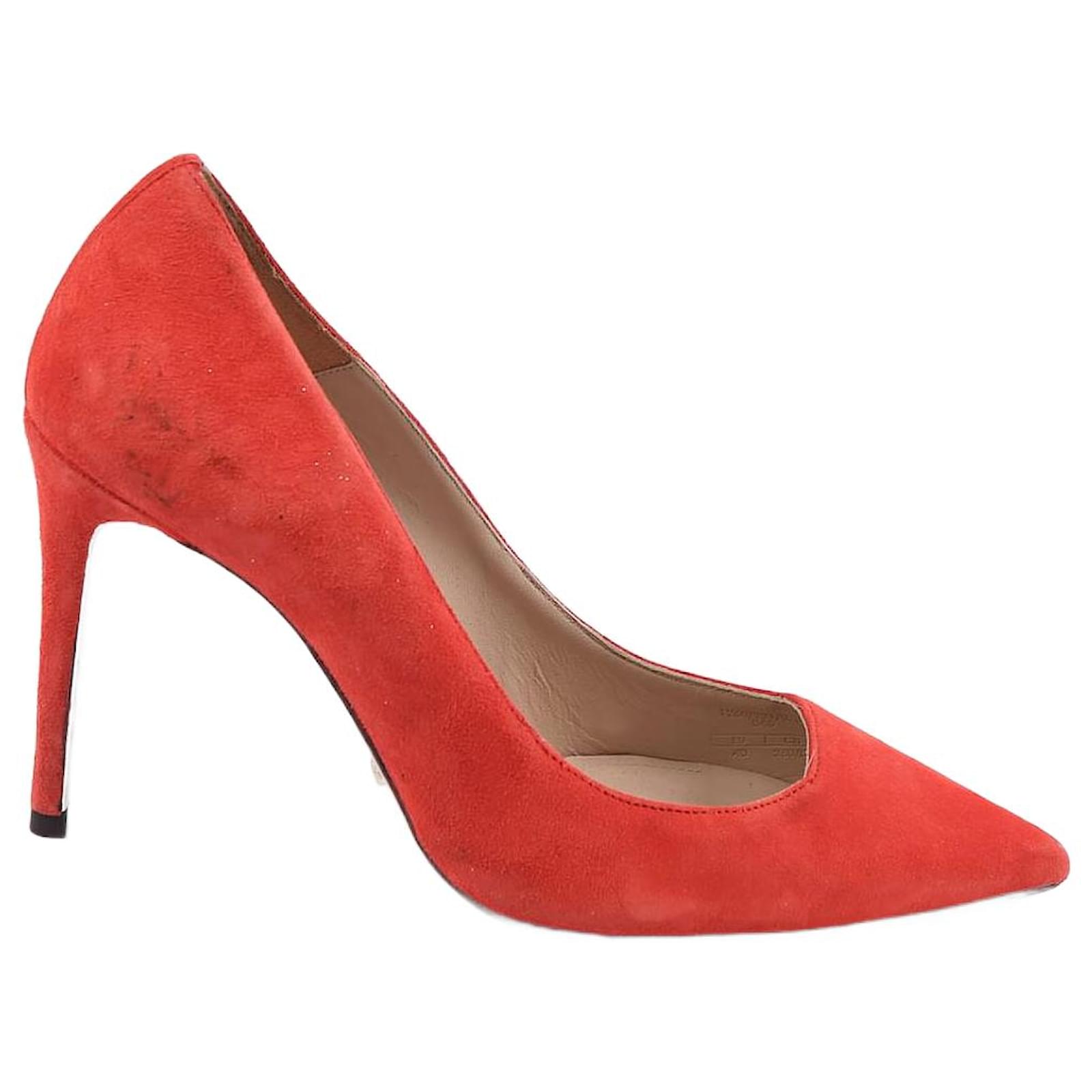 MASSIMO DUTTI Heels T EU 40 Leather Red Ref 877539 Joli Closet massimo-dutti-heels-t-eu-40-leather-red-ref-877539-joli-closet
