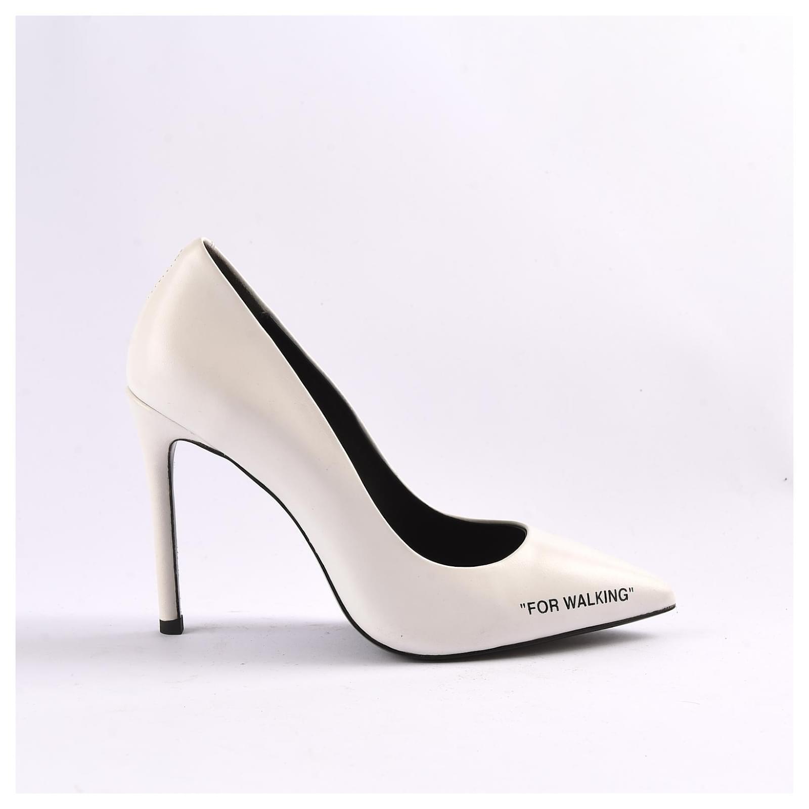 Off white pumps for walking best sale