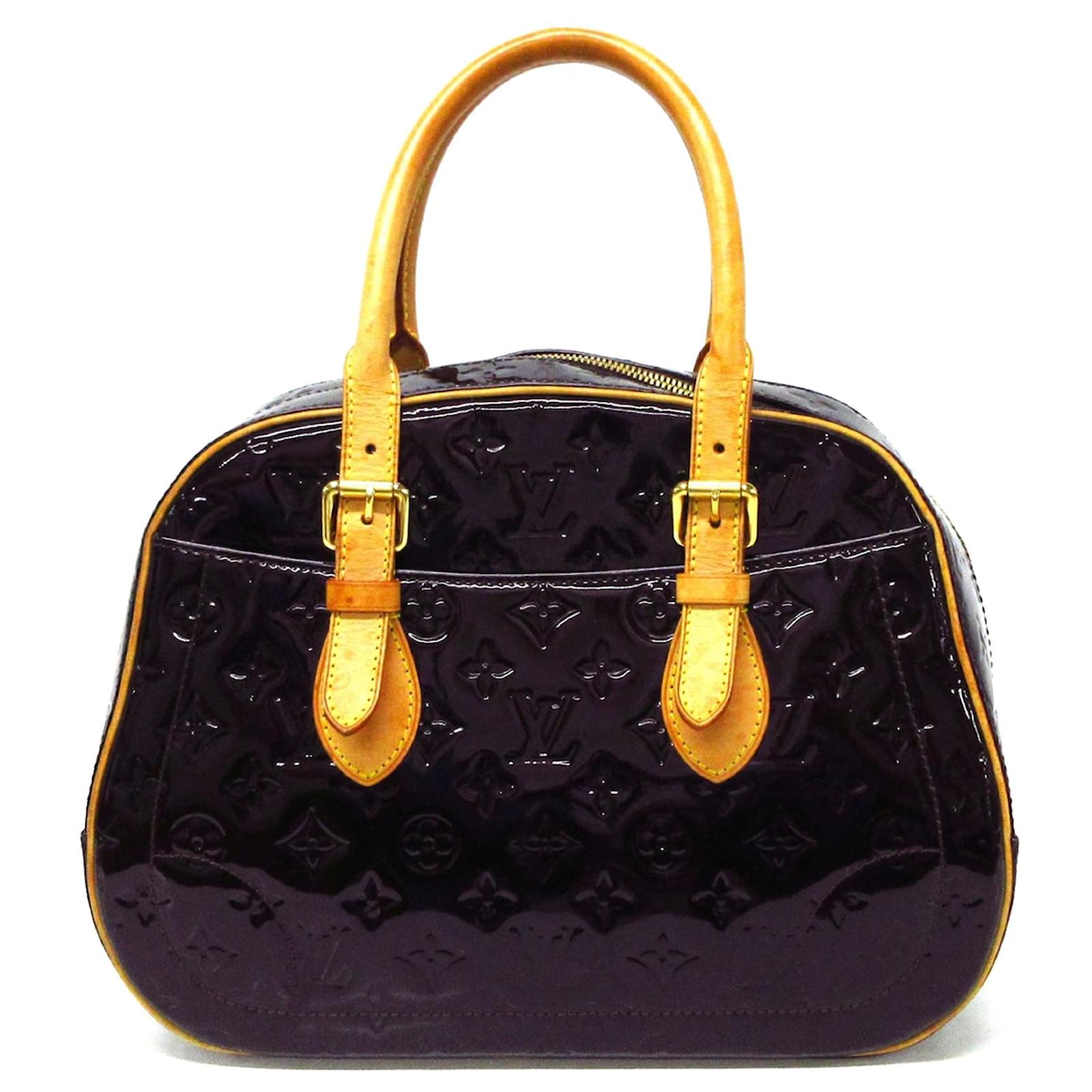 Purple Louis Vuitton Monogram Vernis Summit Drive Handbag