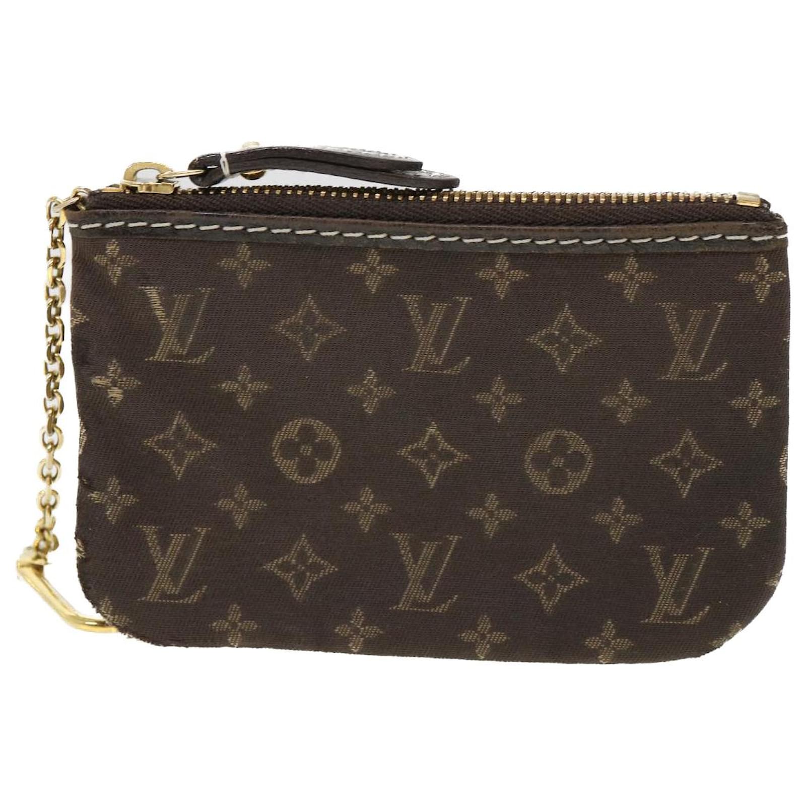 Louis Vuitton Monogram Idylle Pochette Cle M62994 Unisex Monogram Idylle Coin  Purse/coin Case Fusain