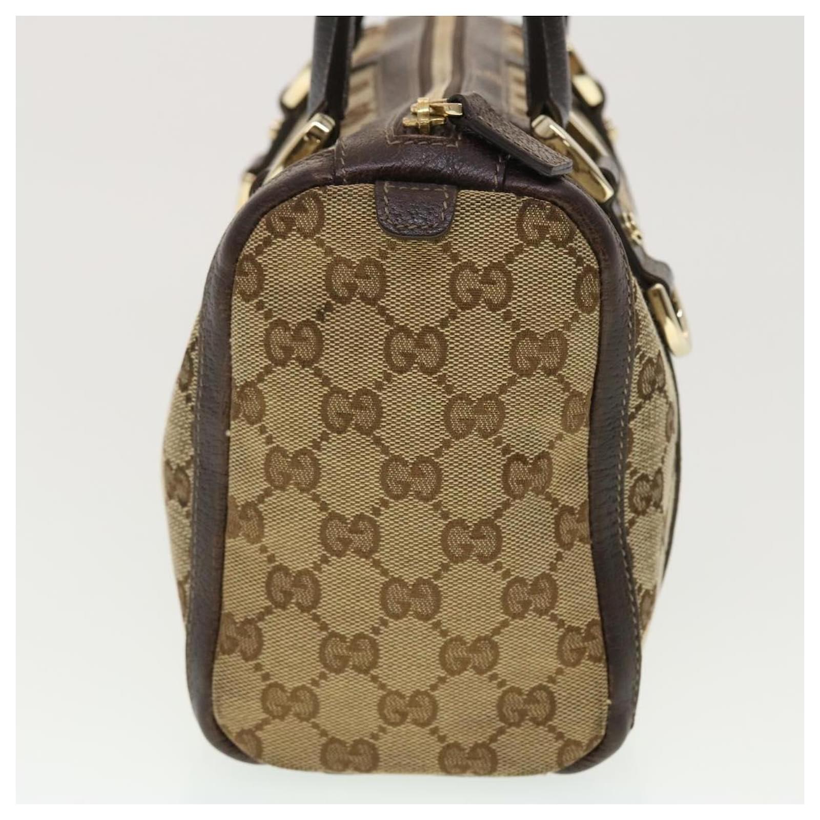 GUCCI GG Canvas Shoulder Bag Beige 130942 auth 39605 ref.879326 Joli Closet