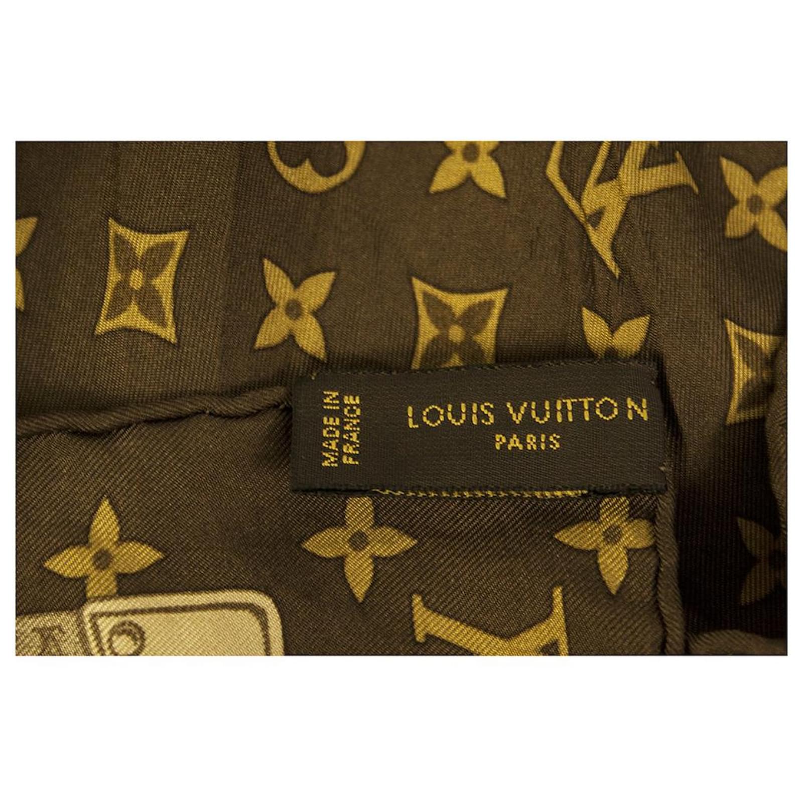 Louis Vuitton Silk Scarf Made In France