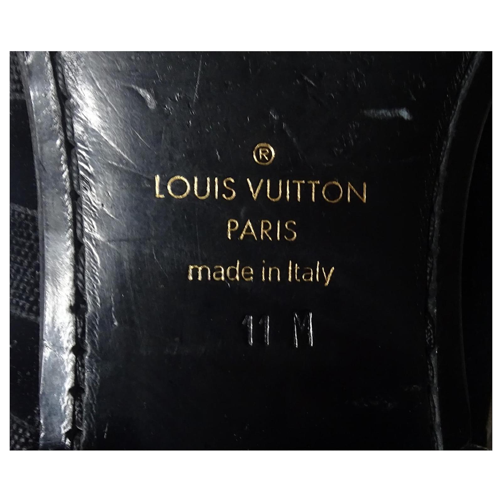 LOUIS VUITTON AUTEUIL SLIPPERS Black Velvet ref.879972 - Joli Closet
