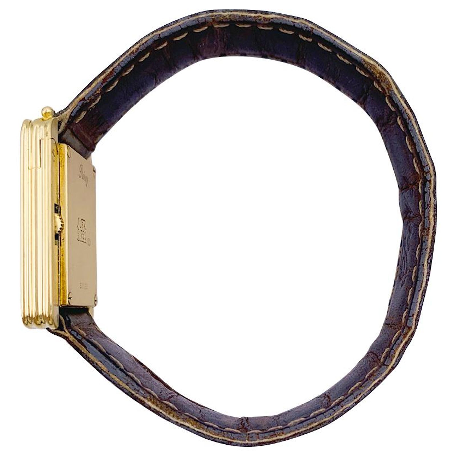Bracelet De Montre Poiray Ma Première – 17 Mm, Longueur 133 Mm, Cuir Jaune – Neuf Sans étiquette