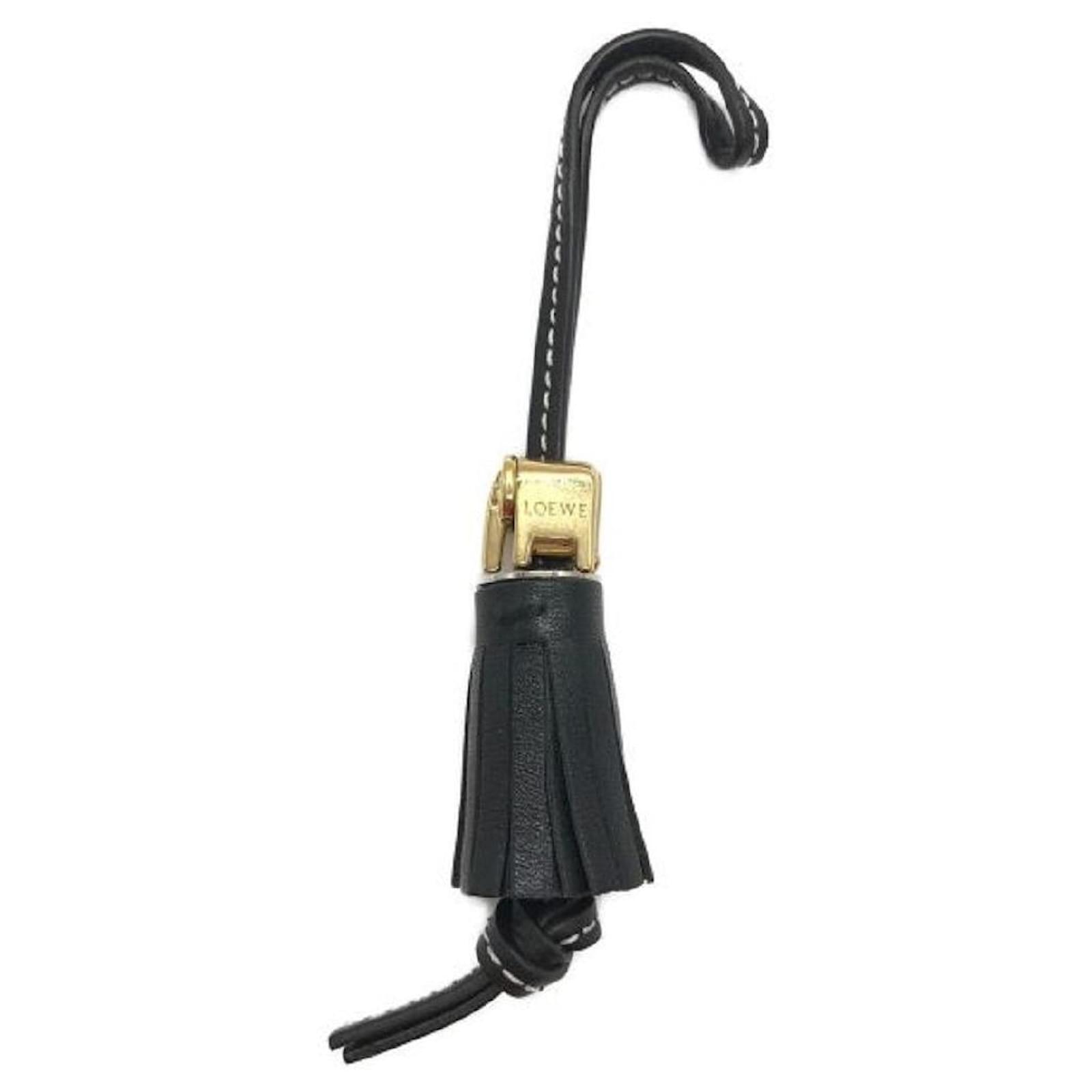 LOEWE elephant charm BLACK
