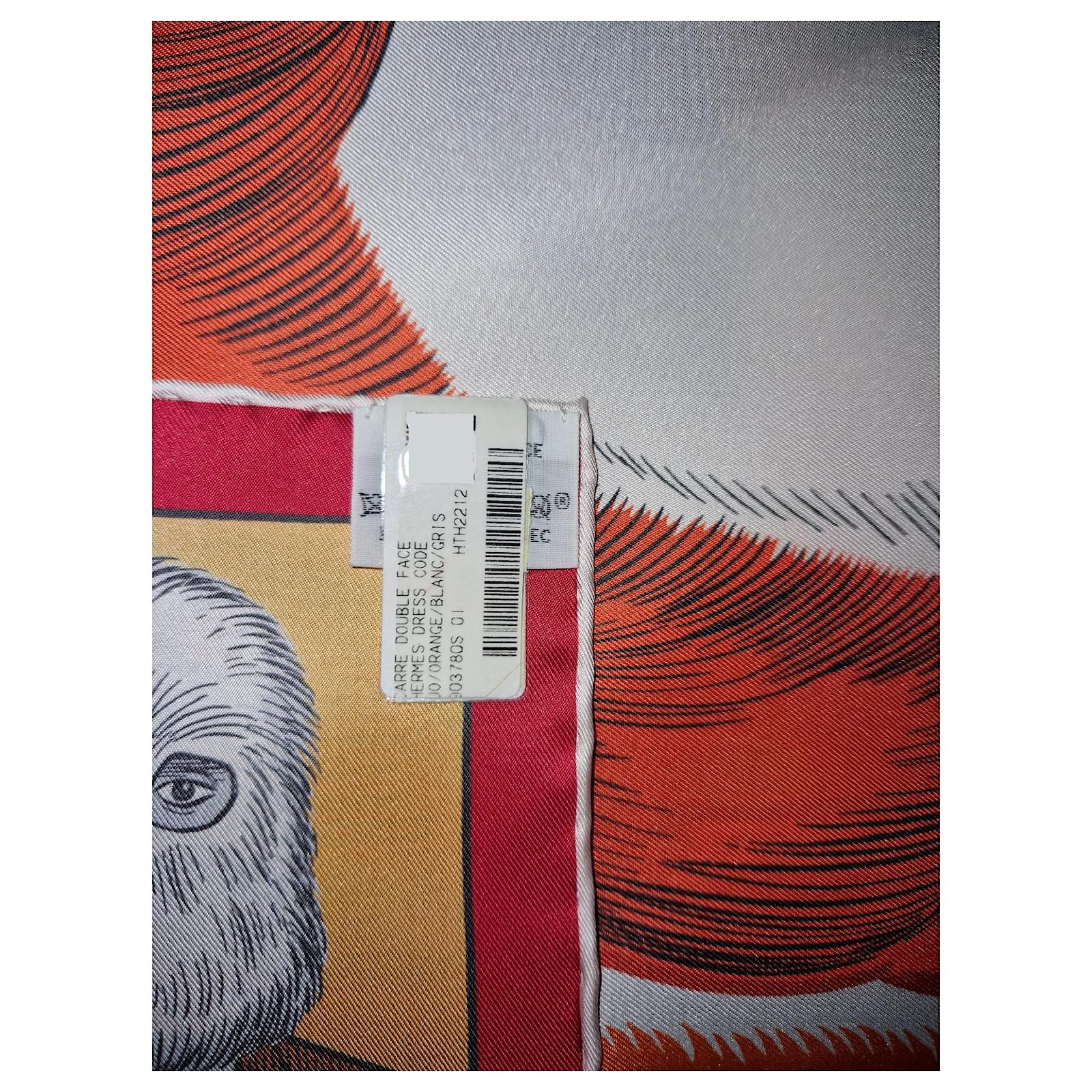 Hermes Dress Code double face scarf 90