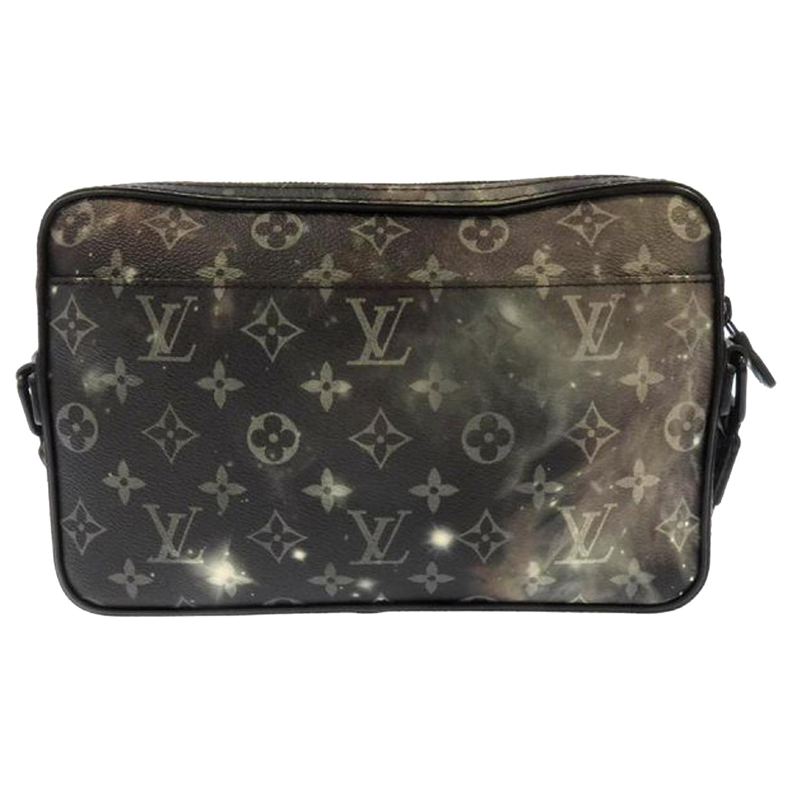 Black Louis Vuitton Monogram Galaxy Alpha Hobo Crossbody Bag