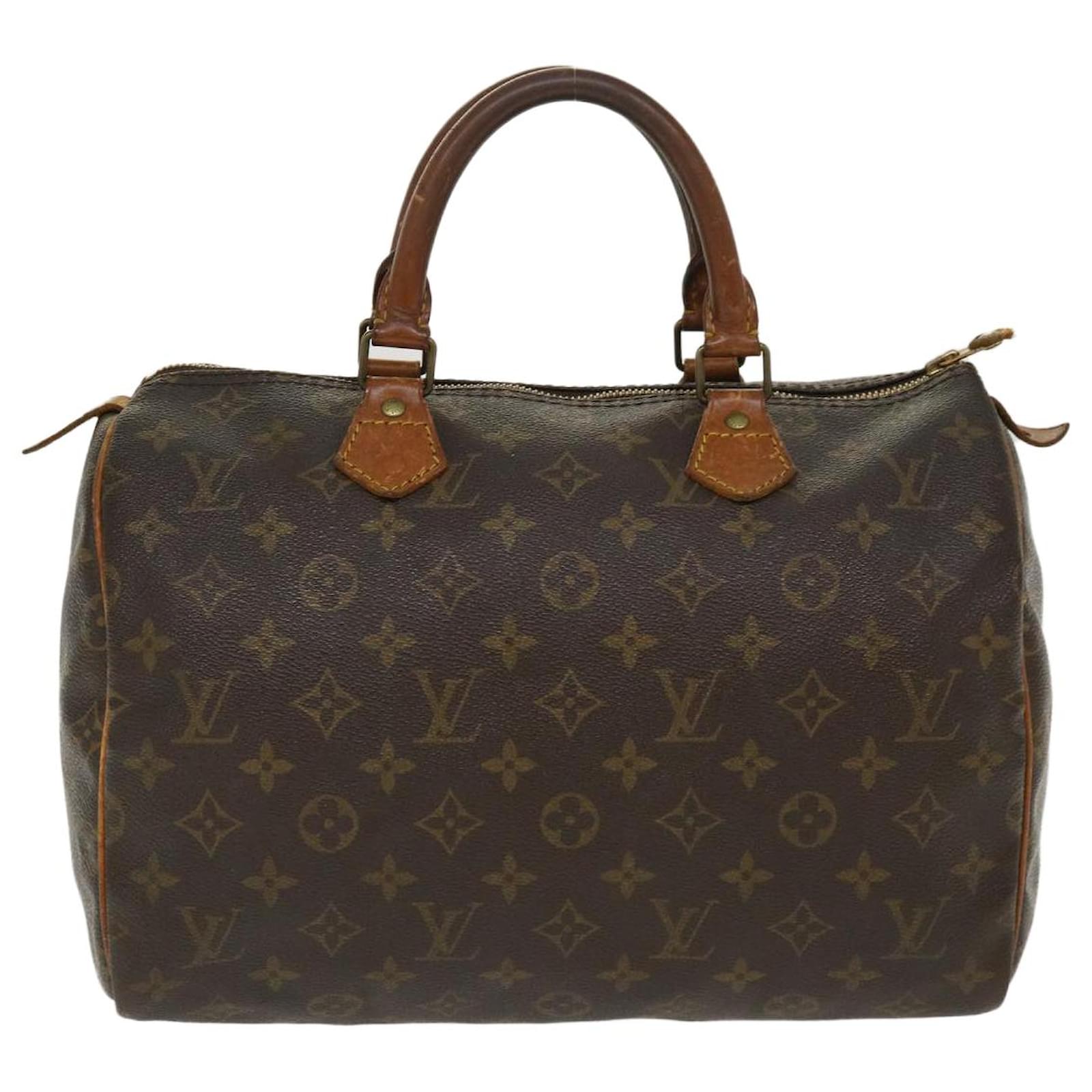 Louis Vuitton Monogram Speedy 30 Hand Bag M41526 LV Auth 39977