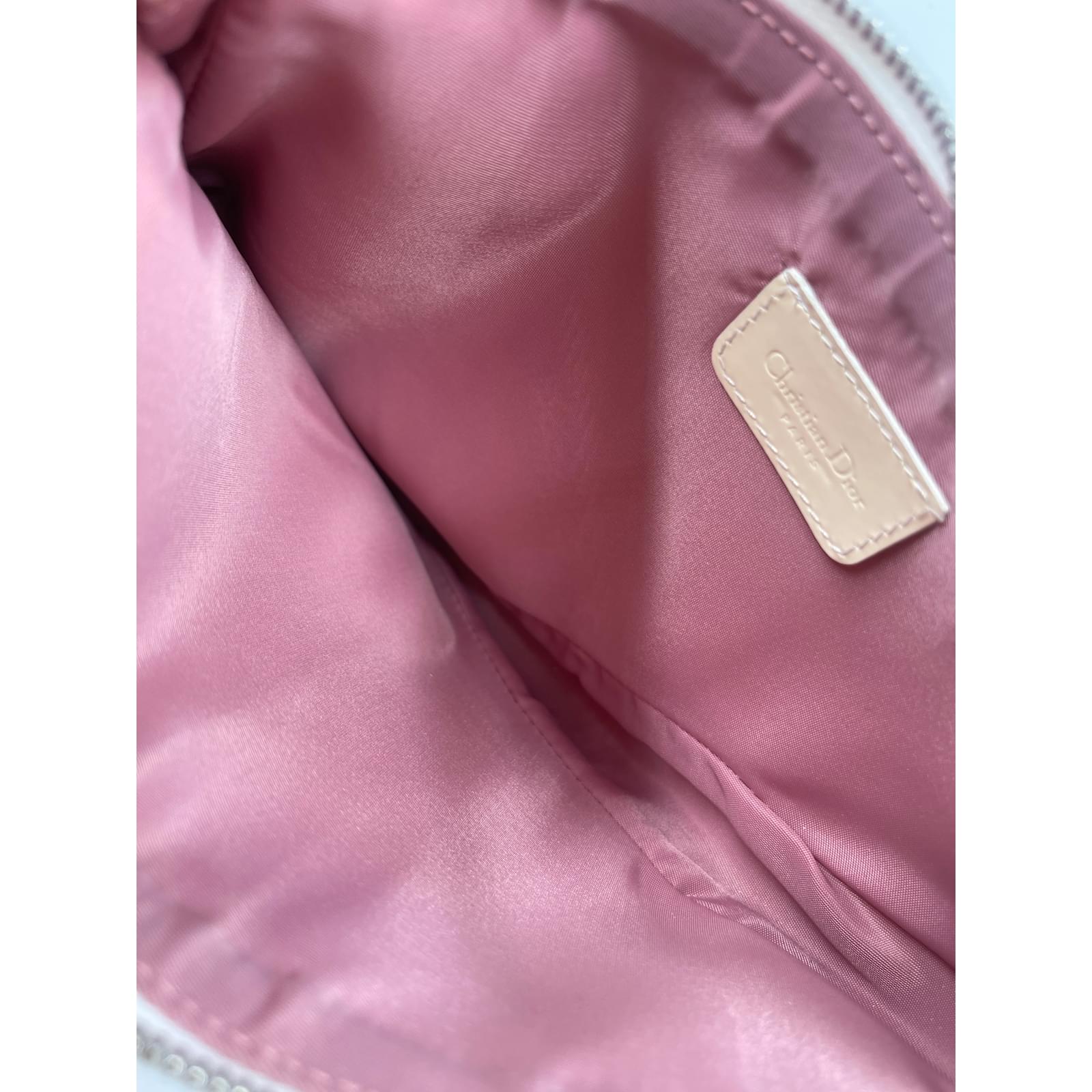 Pink Canvas Dior Saddle Cloth ref.883043 - Joli Closet