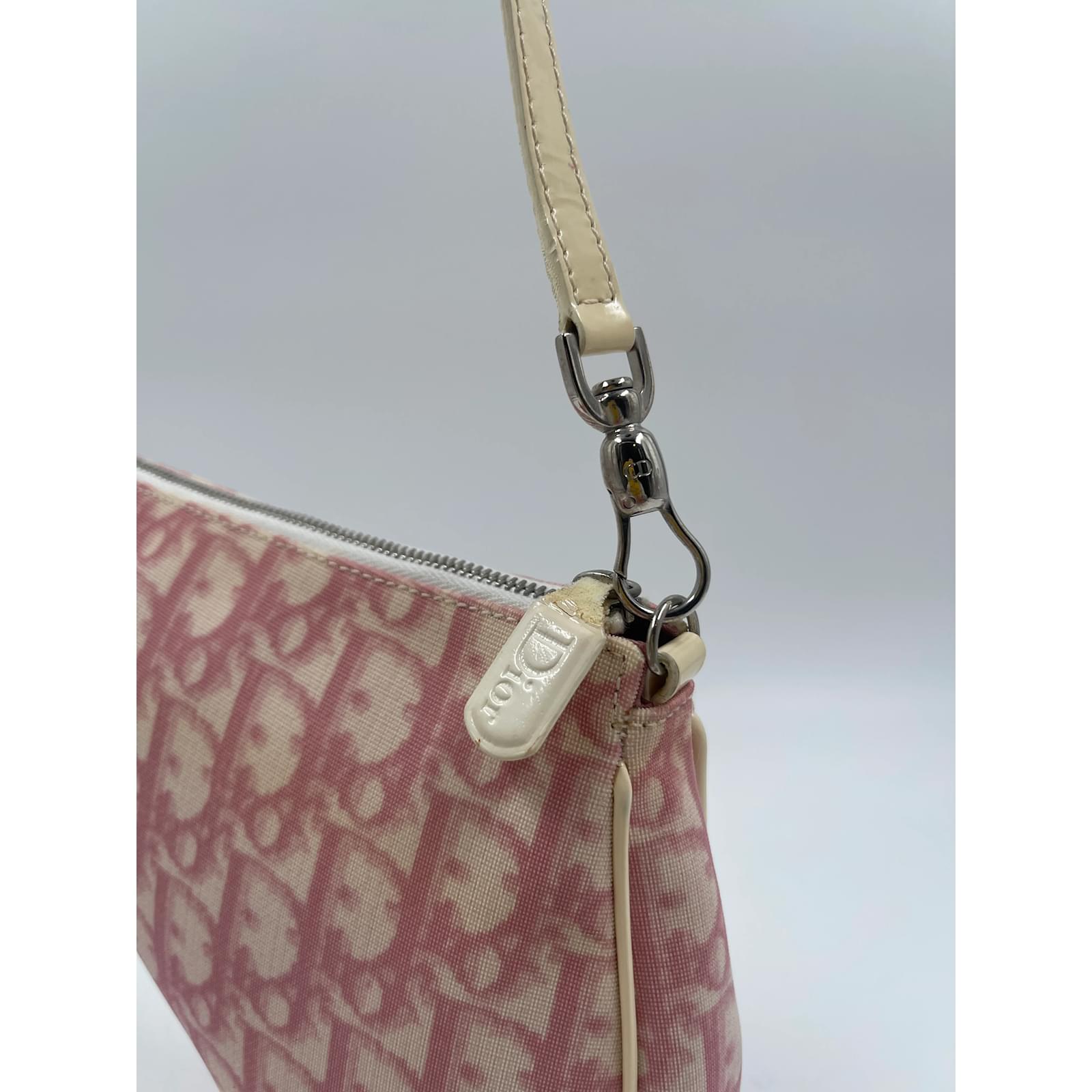 Pink Canvas Dior Saddle Cloth ref.883043 - Joli Closet