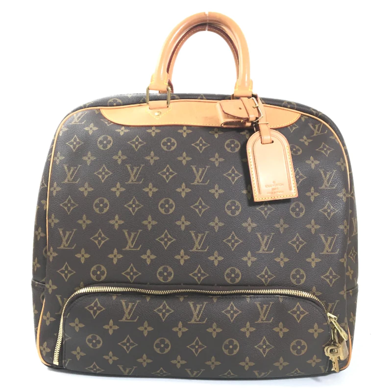 Louis Vuitton Monogram Evasion Bag M41443 Brown Cloth ref.883152 - Joli  Closet