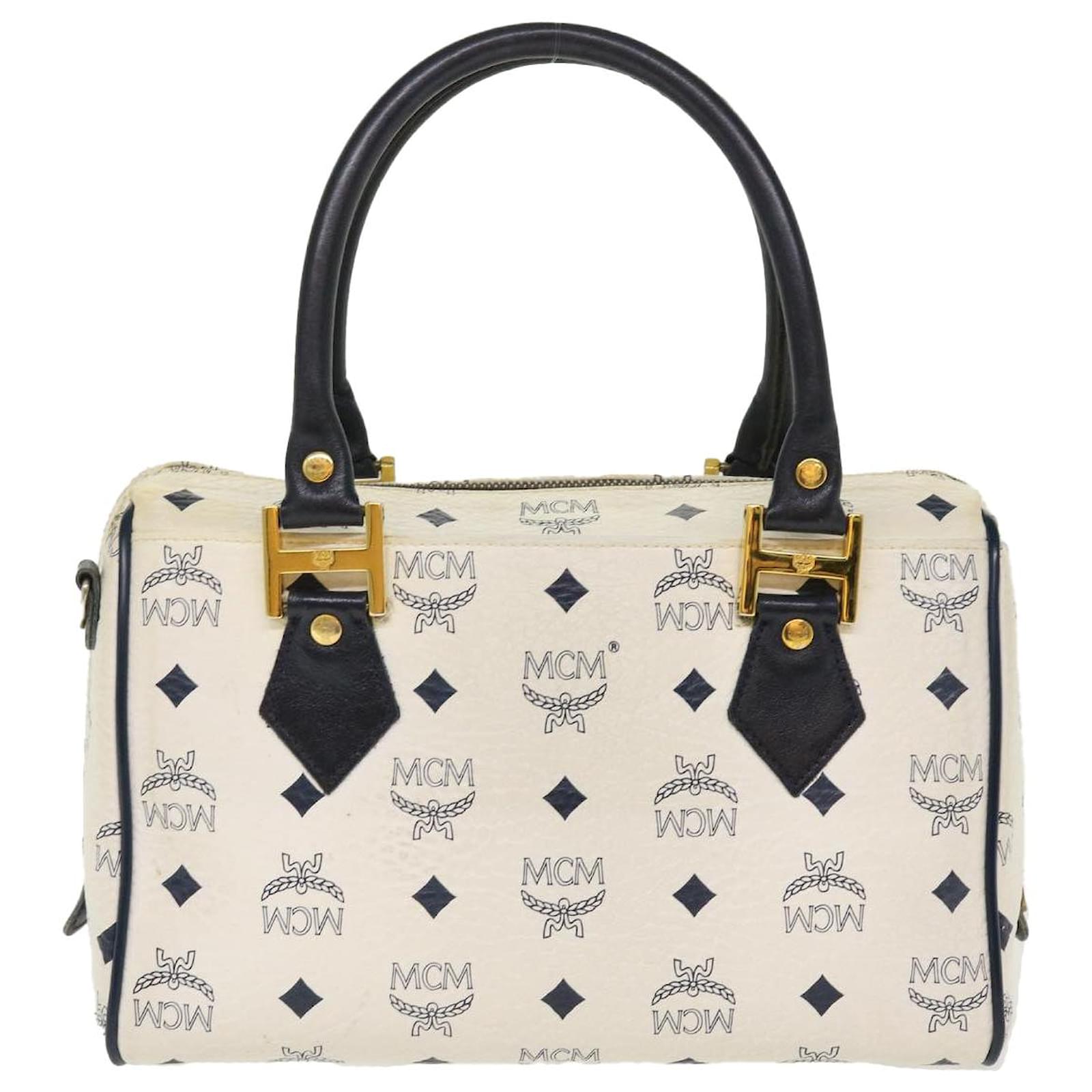 Mcm Handbags 'color Visetos' Crossbody Bag In White