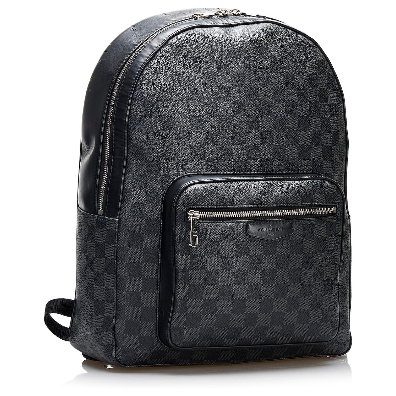 Louis Vuitton Black Damier Graphite Josh Cloth ref.883662 - Joli Closet