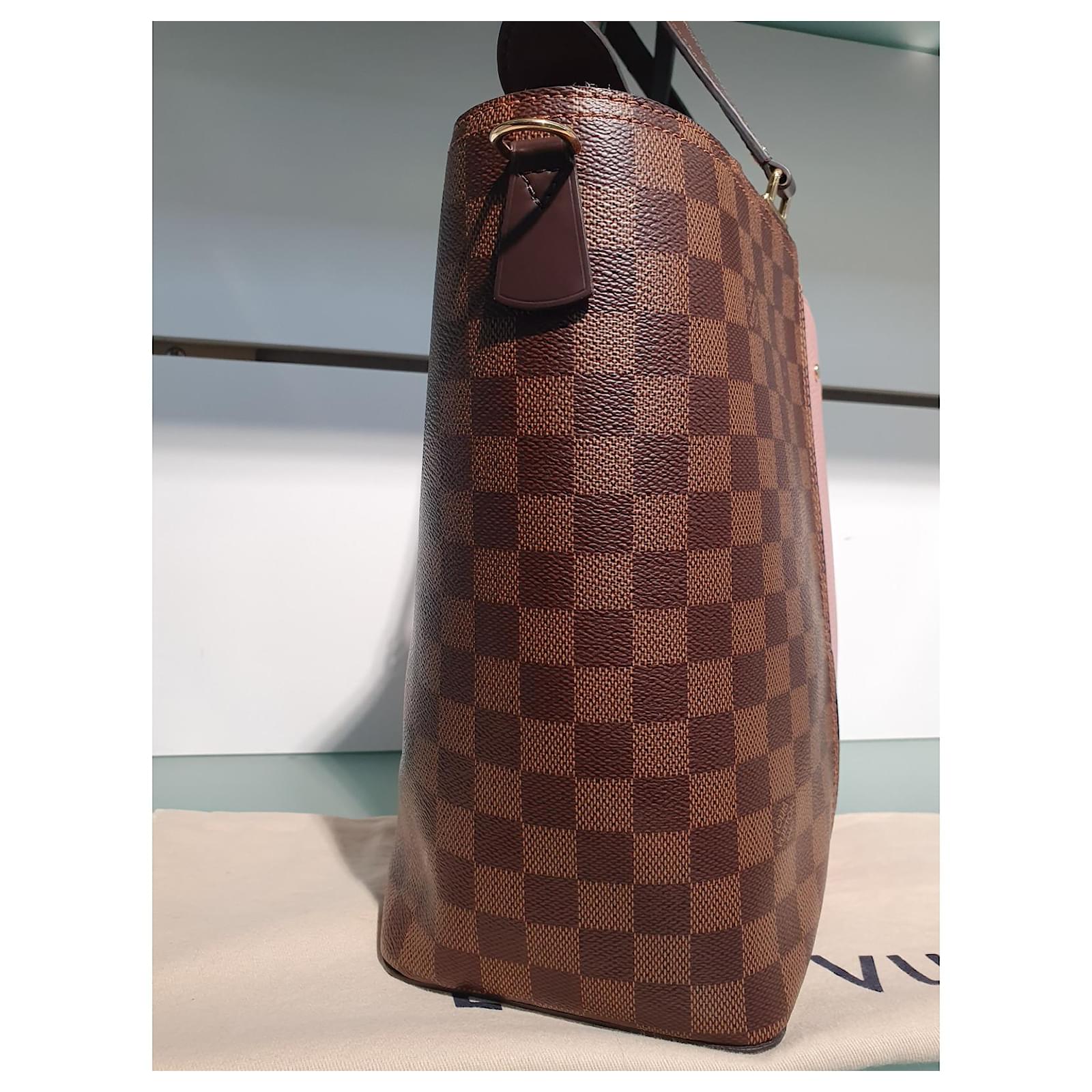 Louis Vuitton Jersey Ebony Shoulder Bag Brown Pink Light brown ref