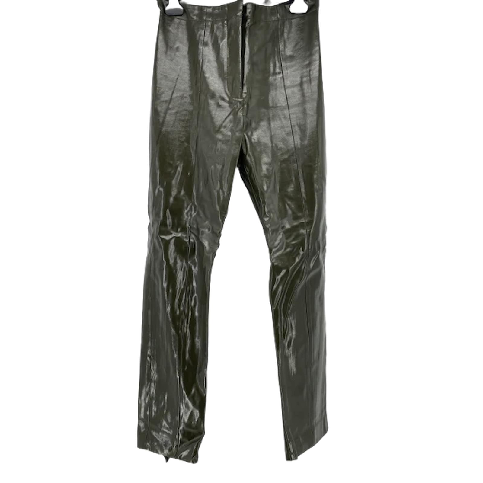 ACNE STUDIOS Pantalon T.fr 36 polyestyer Polyester Kaki ref.884291 Joli Closet