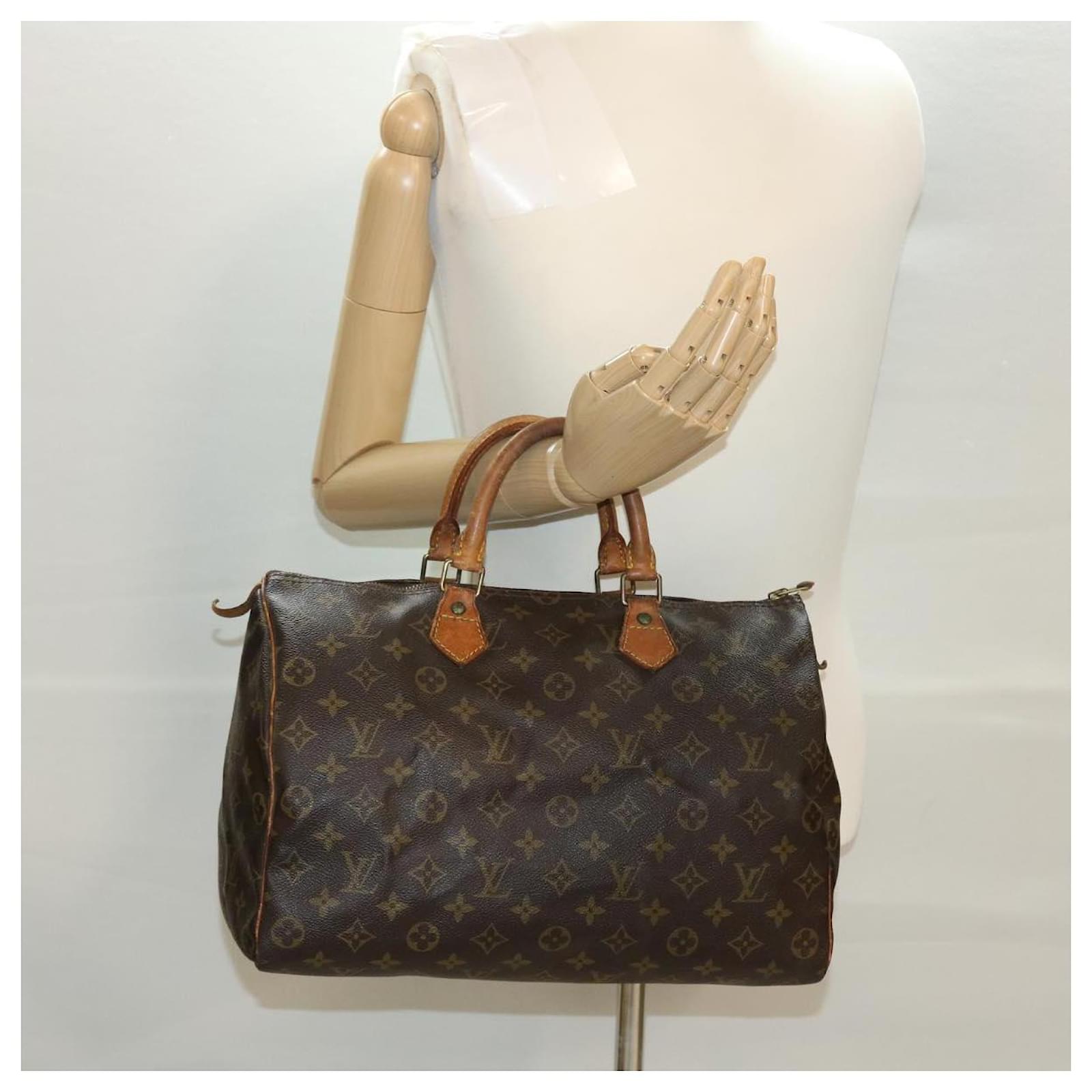 Louis Vuitton Monogram Speedy 35 Hand Bag M41524 LV Auth 39804 Cloth  ref.885072 - Joli Closet