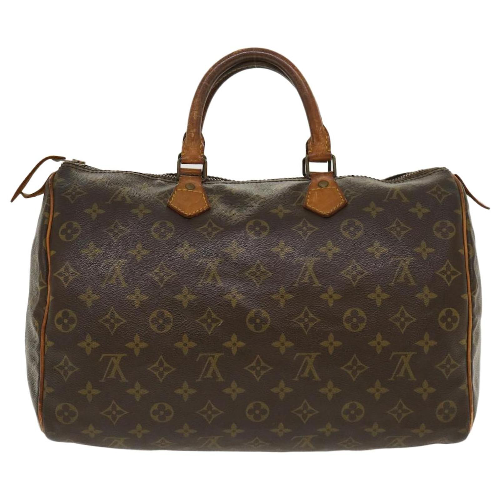 Louis Vuitton Monogram Canvas Speedy Bandouliere 35 Bag 