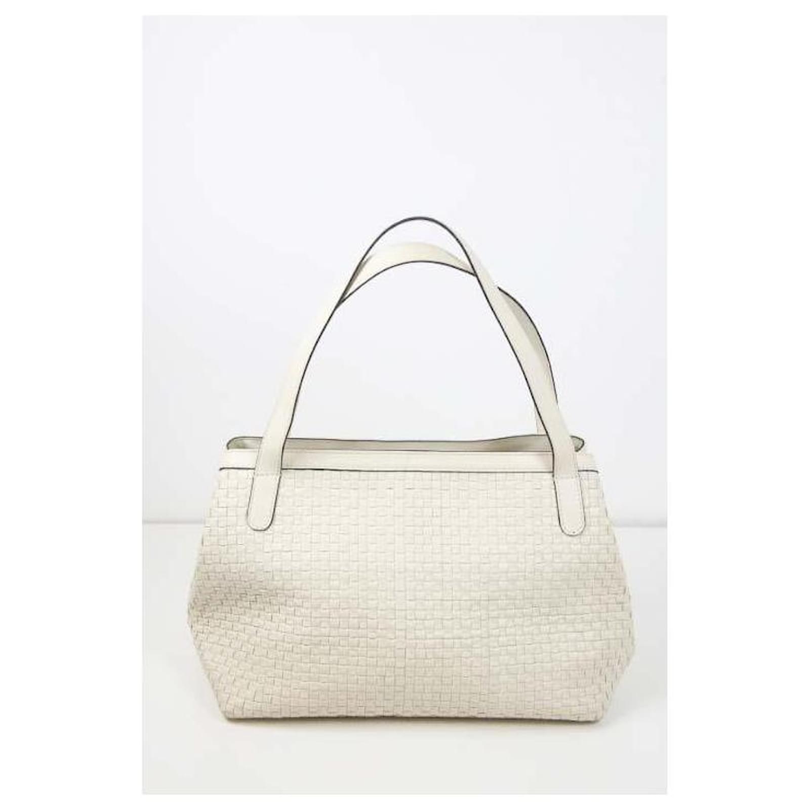 MAX MARA Handbag White Leather ref.885399 - Joli Closet