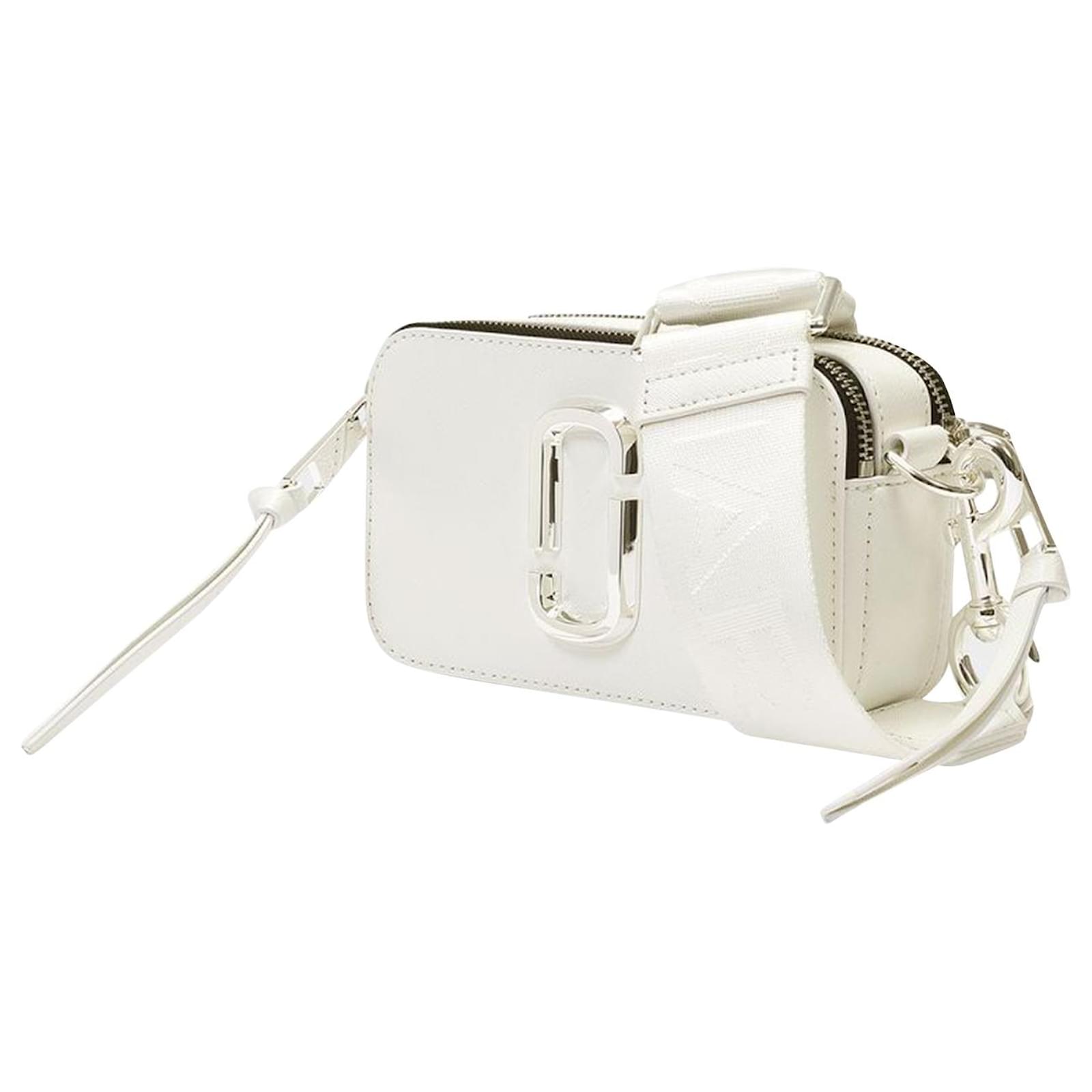 Marc Jacobs Snapshot White Leather ref.885758 - Joli Closet