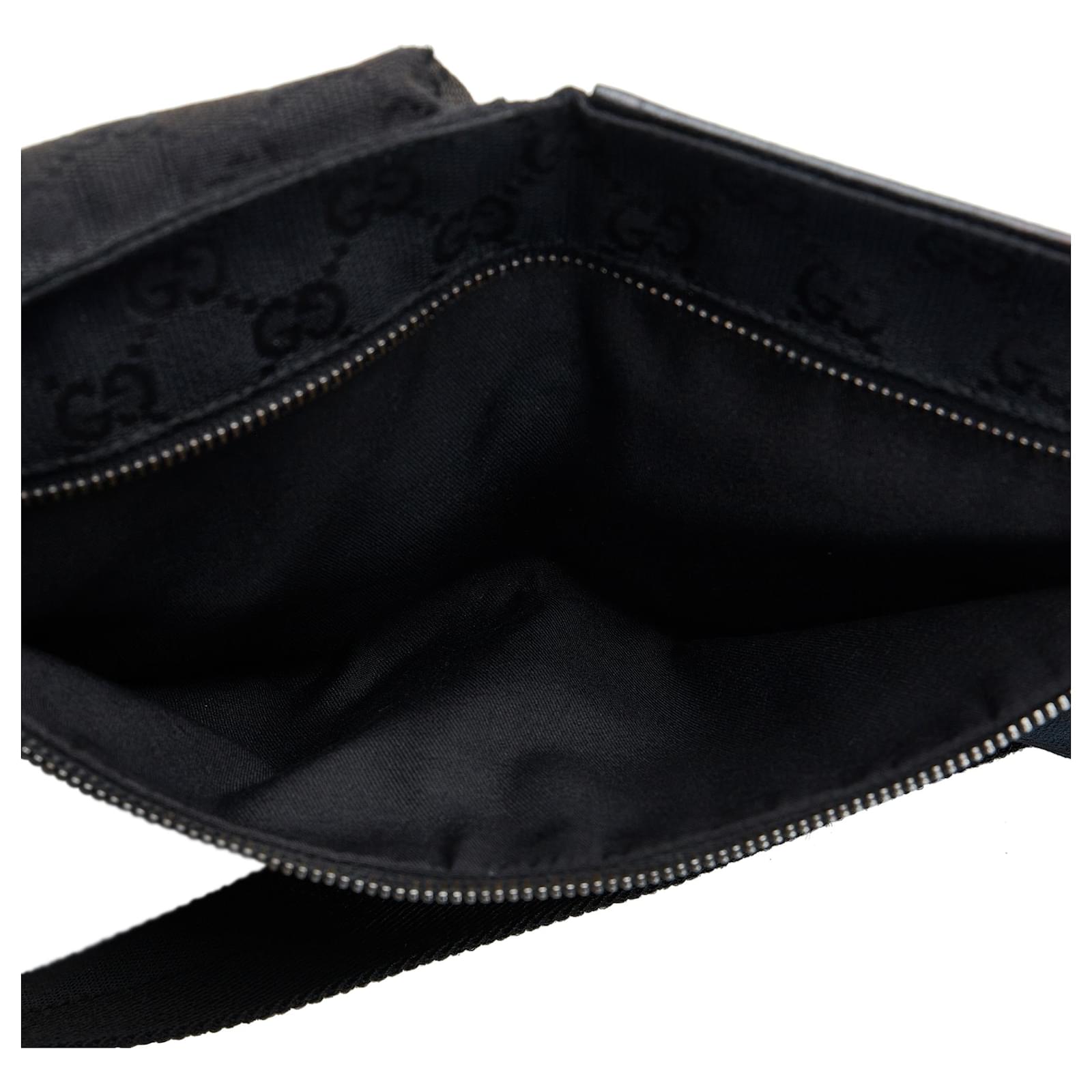 Gucci GG Canvas Double Pocket Waist Bag - Brown Waist Bags, Handbags -  GUC1362803