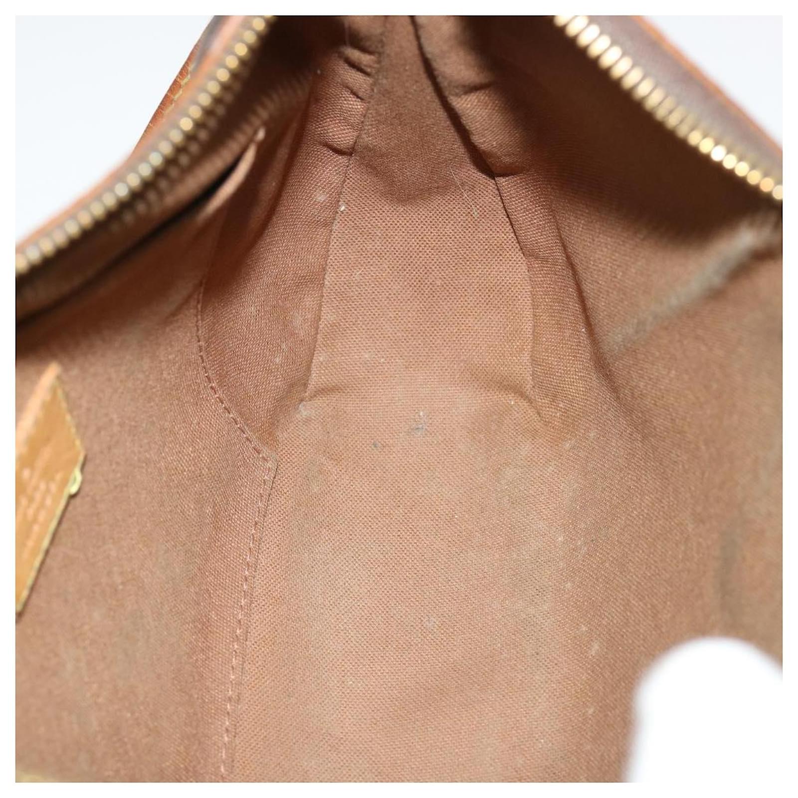 Speedy Louis Vuitton Handbag Brown Cloth ref.40169 - Joli Closet