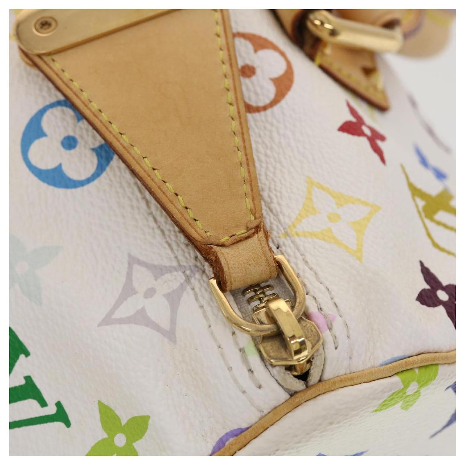 Louis Vuitton LOUIS VUITTON Monogram Multicolor Speedy 30 Handbag Bron  M92643 Gold Hardware