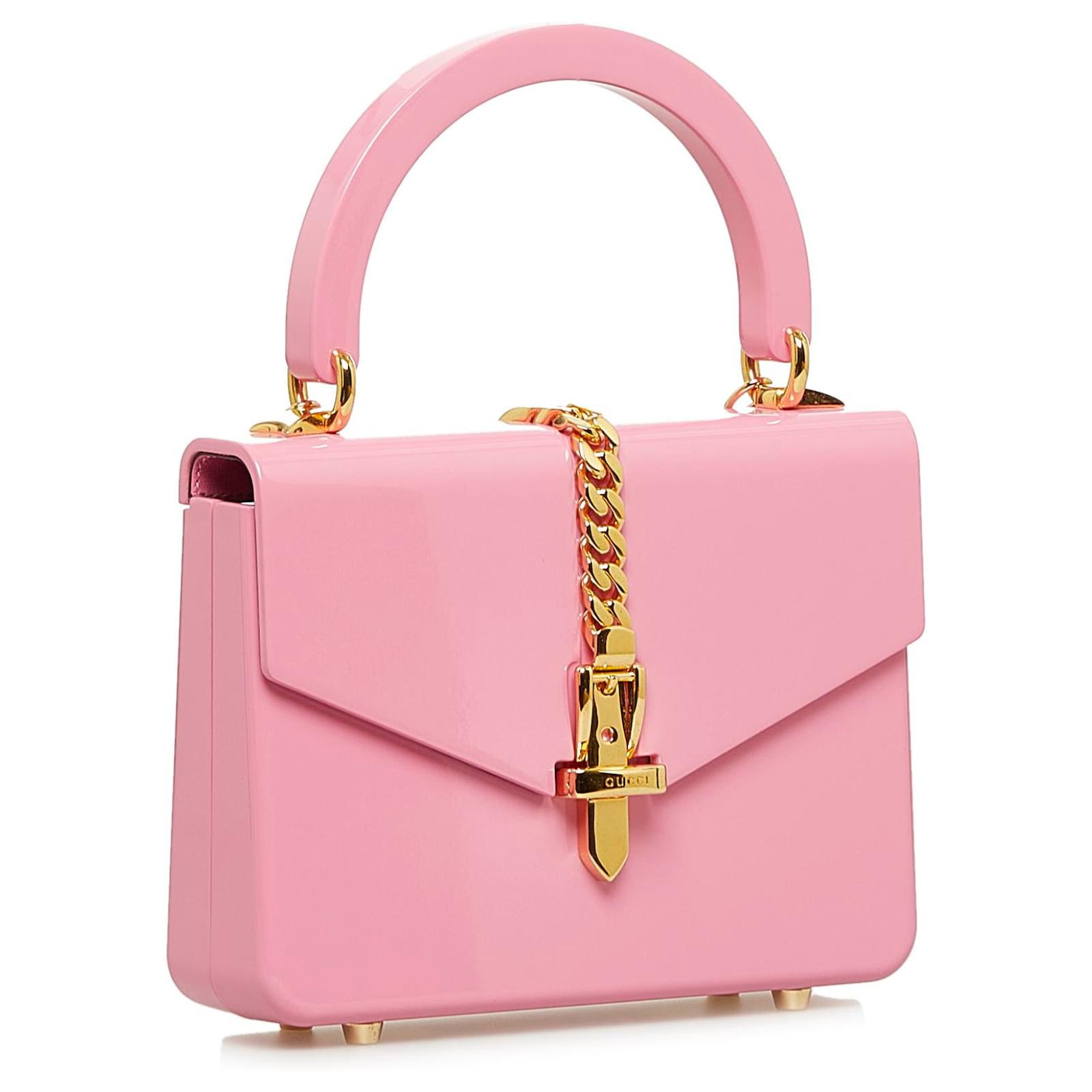 Gucci Pink Mini Plexiglass Sylvie 1969 Plastic ref.887133 - Joli Closet