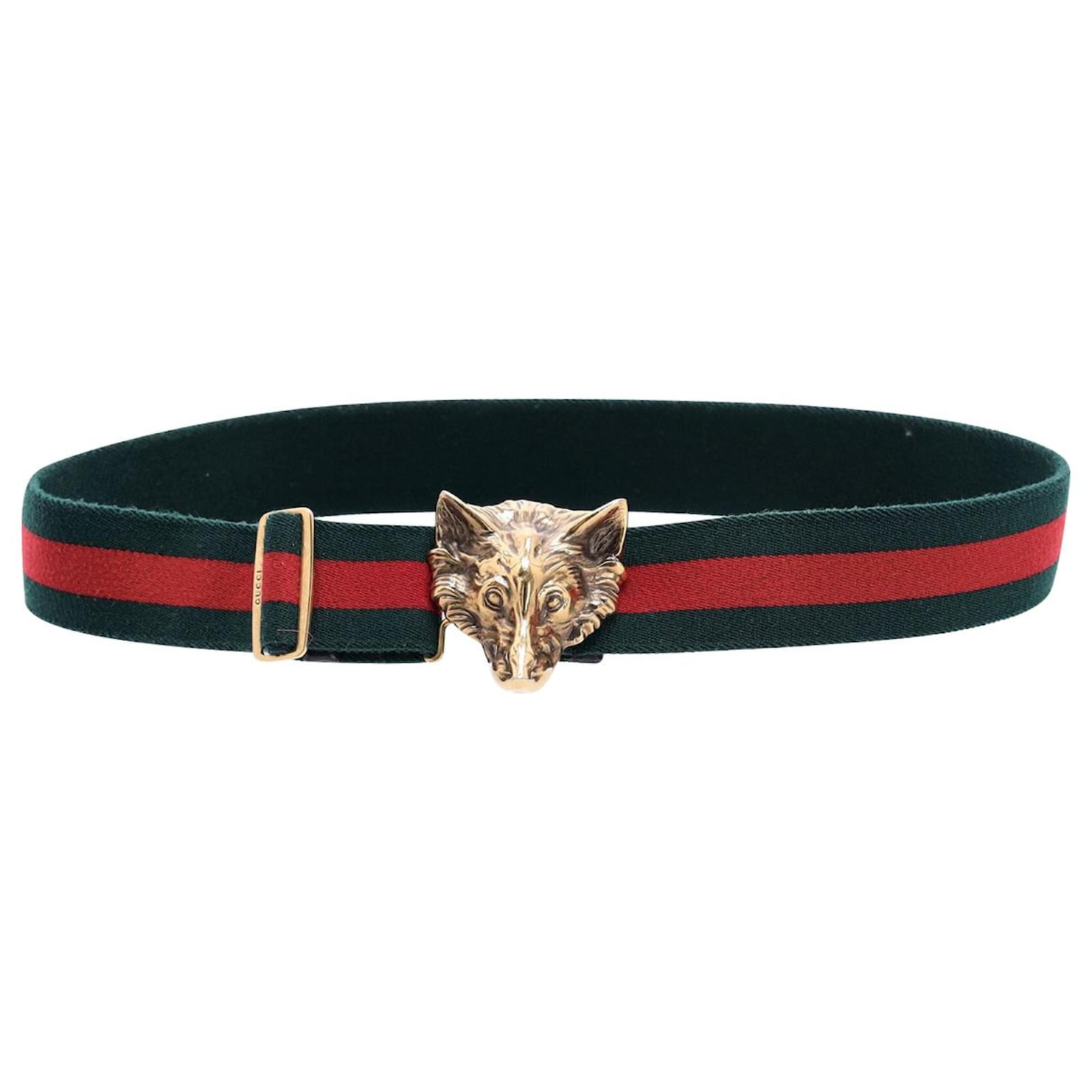 Gucci wolf outlet belt