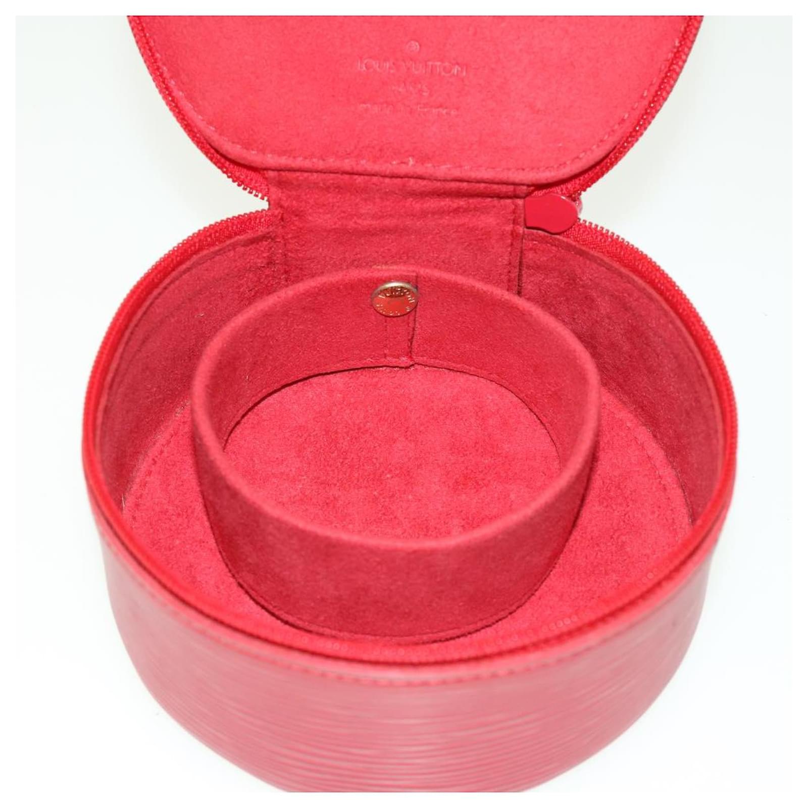 Louis Vuitton Epi Castillan Red Ecrin Bijoux Jewellery Box – My Haute