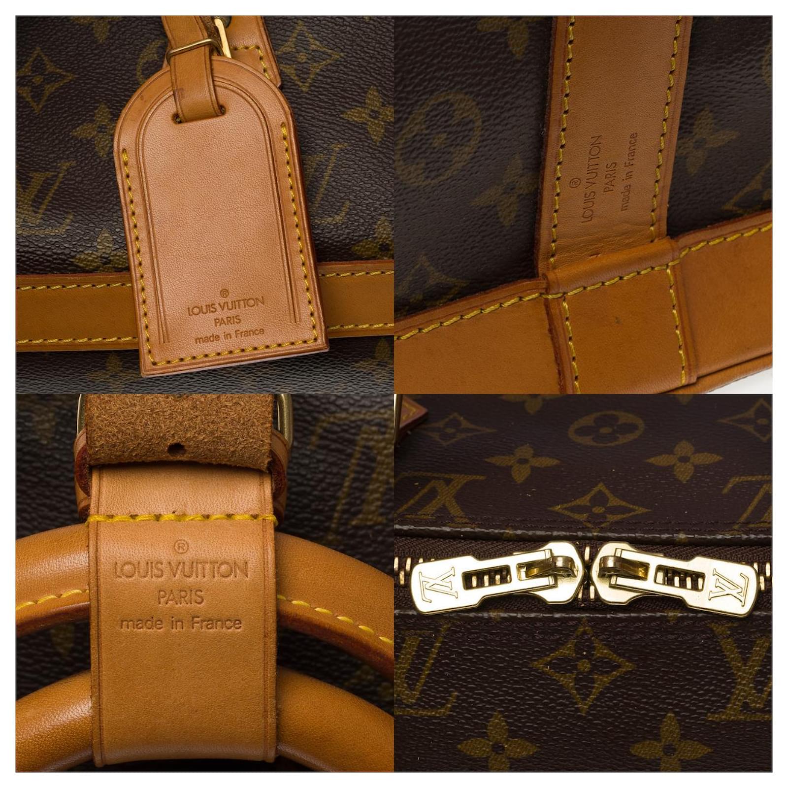 Louis Vuitton Cruiser 50 Brown Monogram Canvas Travel Hand Bag