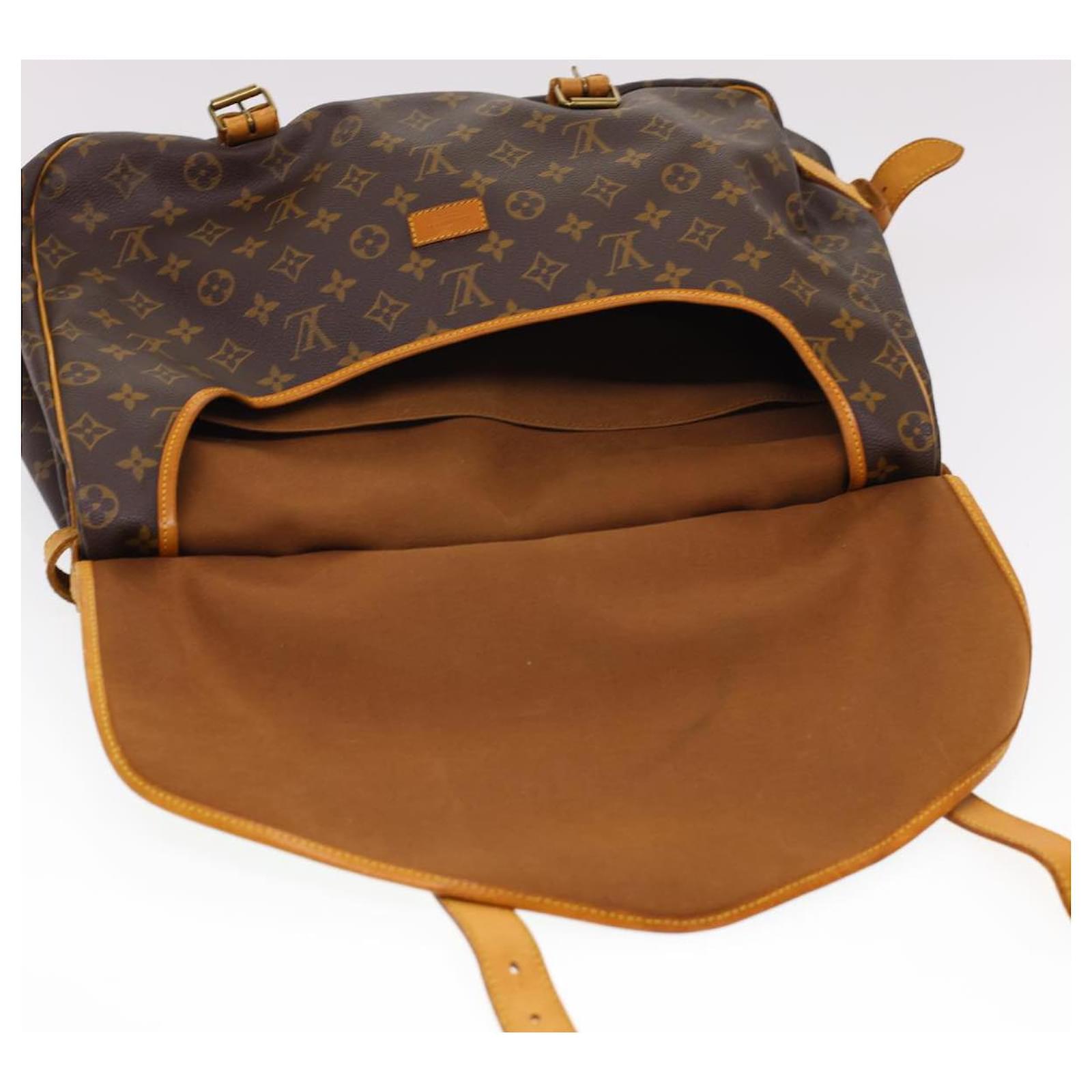 Louis Vuitton Monogram Saumur 43 Shoulder Bag M42252 LV Auth 39876 Cloth  ref.887915 - Joli Closet