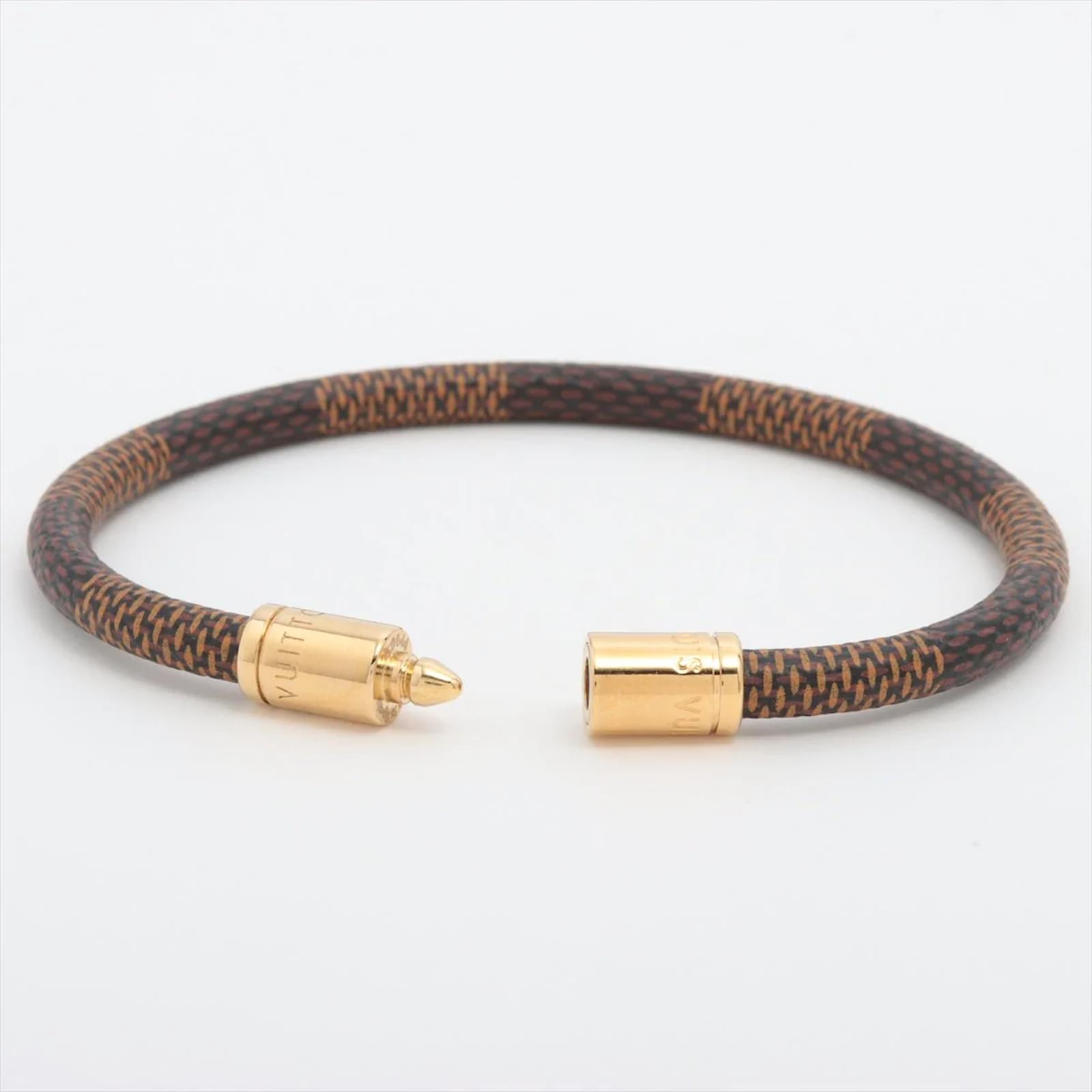 Louis Vuitton Keep It Bracelet Damier Ebene Brown Cloth ref.888209 - Joli  Closet