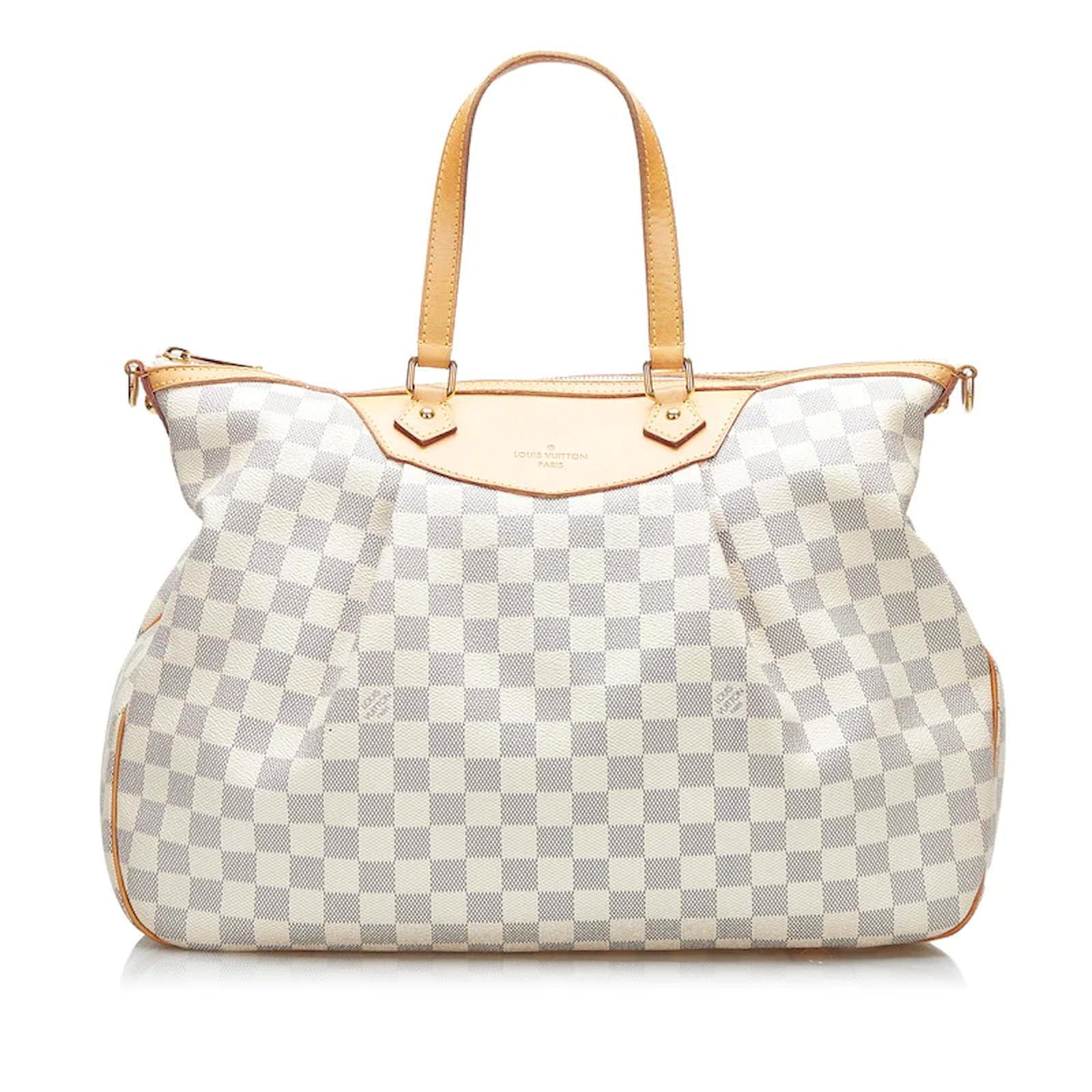 LOUIS VUITTON Siracusa GM Damier Azur Canvas Shoulder Tote (SP0151