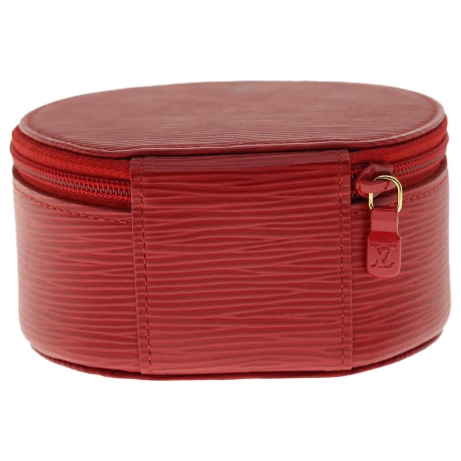 Louis Vuitton Red Epi Leather Ecrin Bijoux Jewelry Case