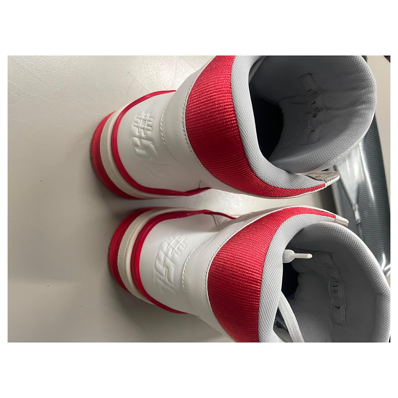 Virgil Abloh Designed and Signed Louis Vuitton 'LV I (RED) Trainer