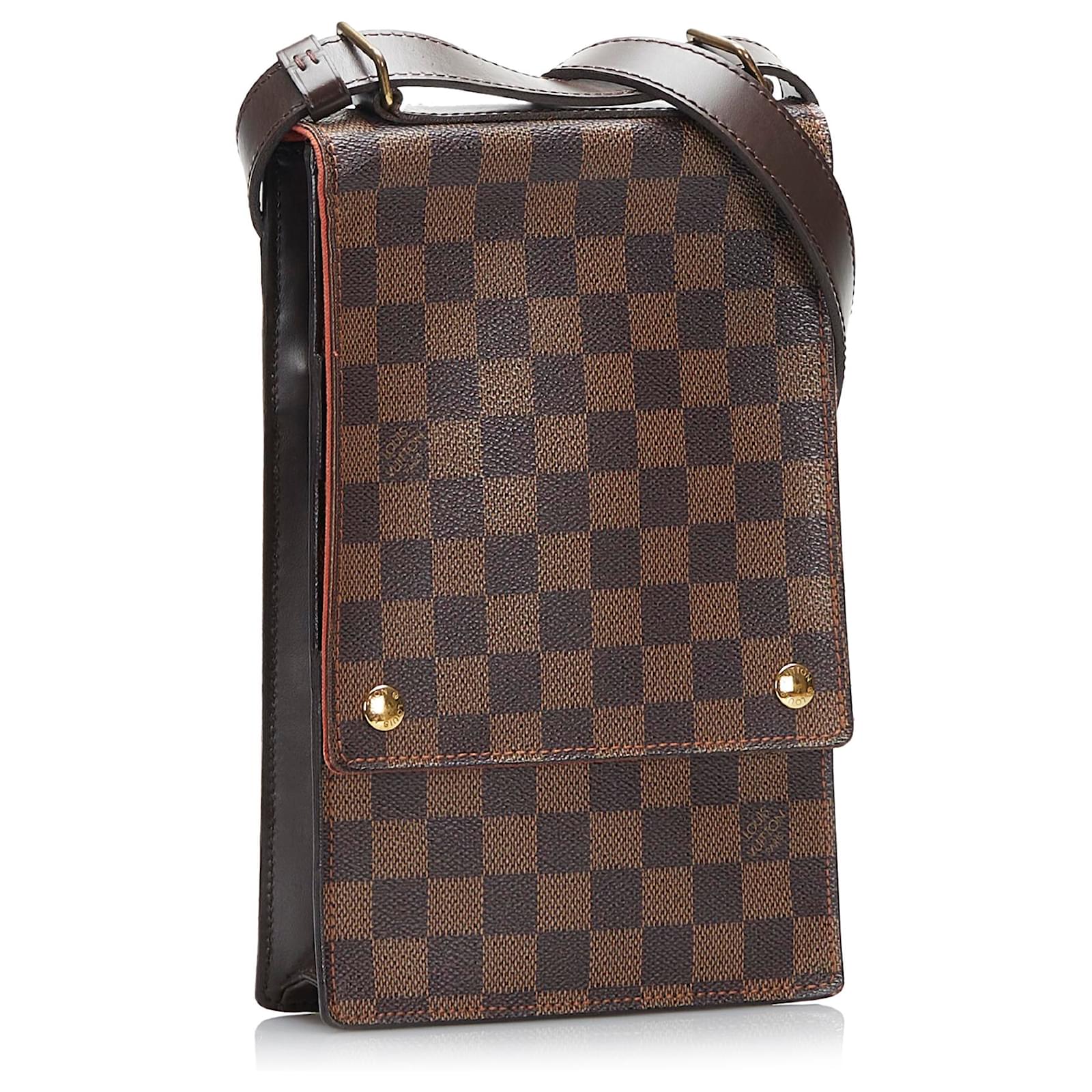 Louis Vuitton Brown Damier Ebene Portobello Cloth ref.891132