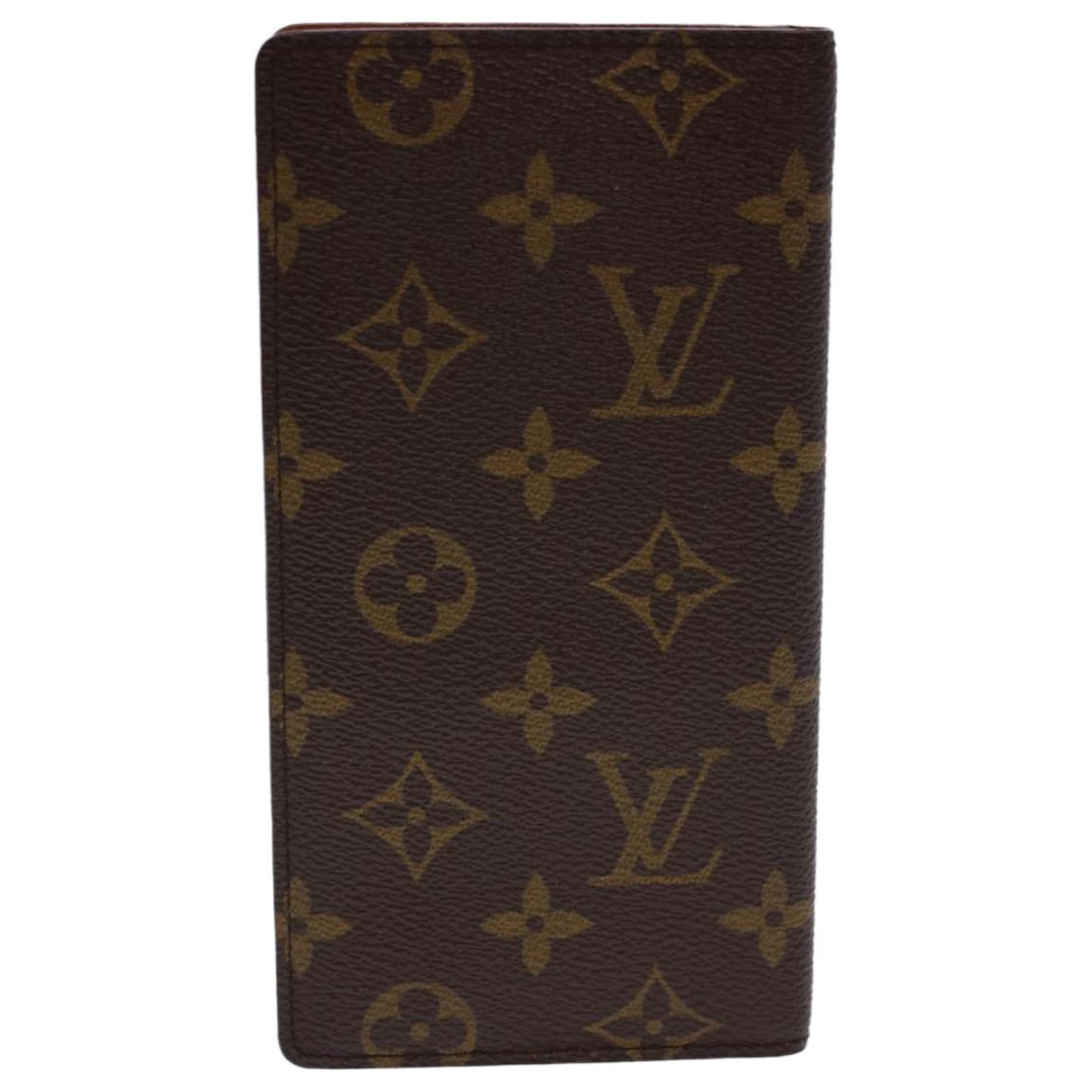 LOUIS VUITTON Monogram Agenda Mini Day Planner Cover R20007 LV Auth 42811