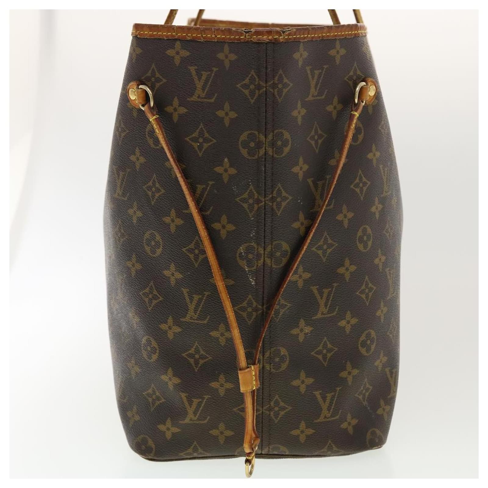 LOUIS VUITTON Monogram Neverfull GM Tote Bag M40157 LV Auth 39983